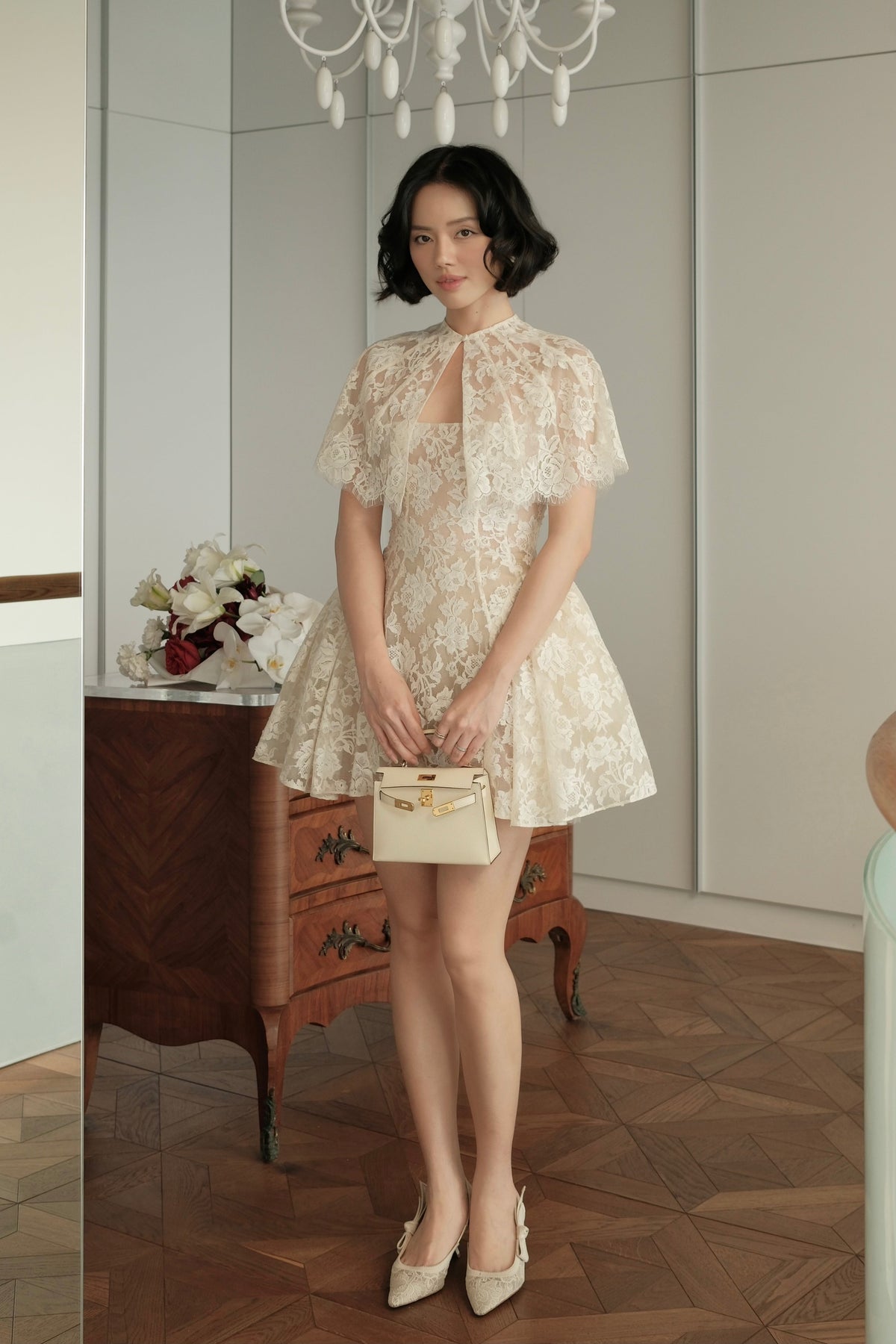 Rosalie Mini Cape by HUONG Boutique