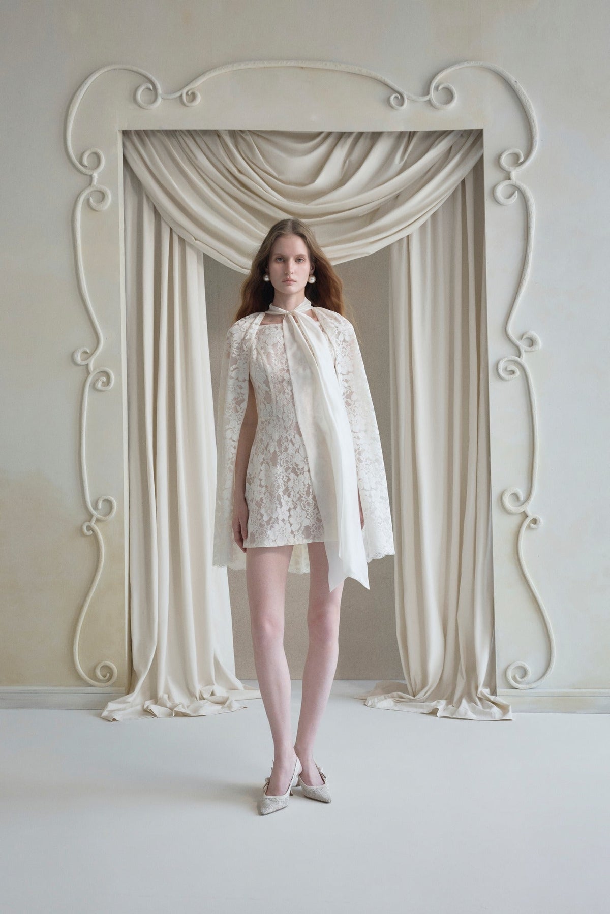 Soleil Cape Dress by HUONG Boutique