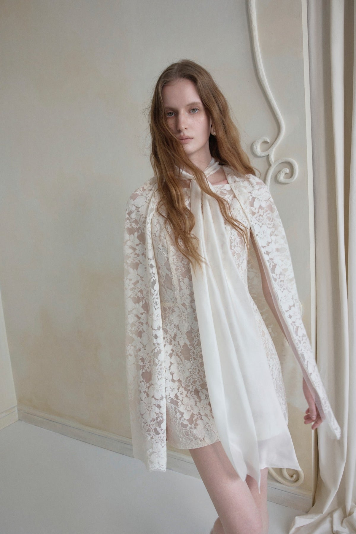 Soleil Cape Dress by HUONG Boutique