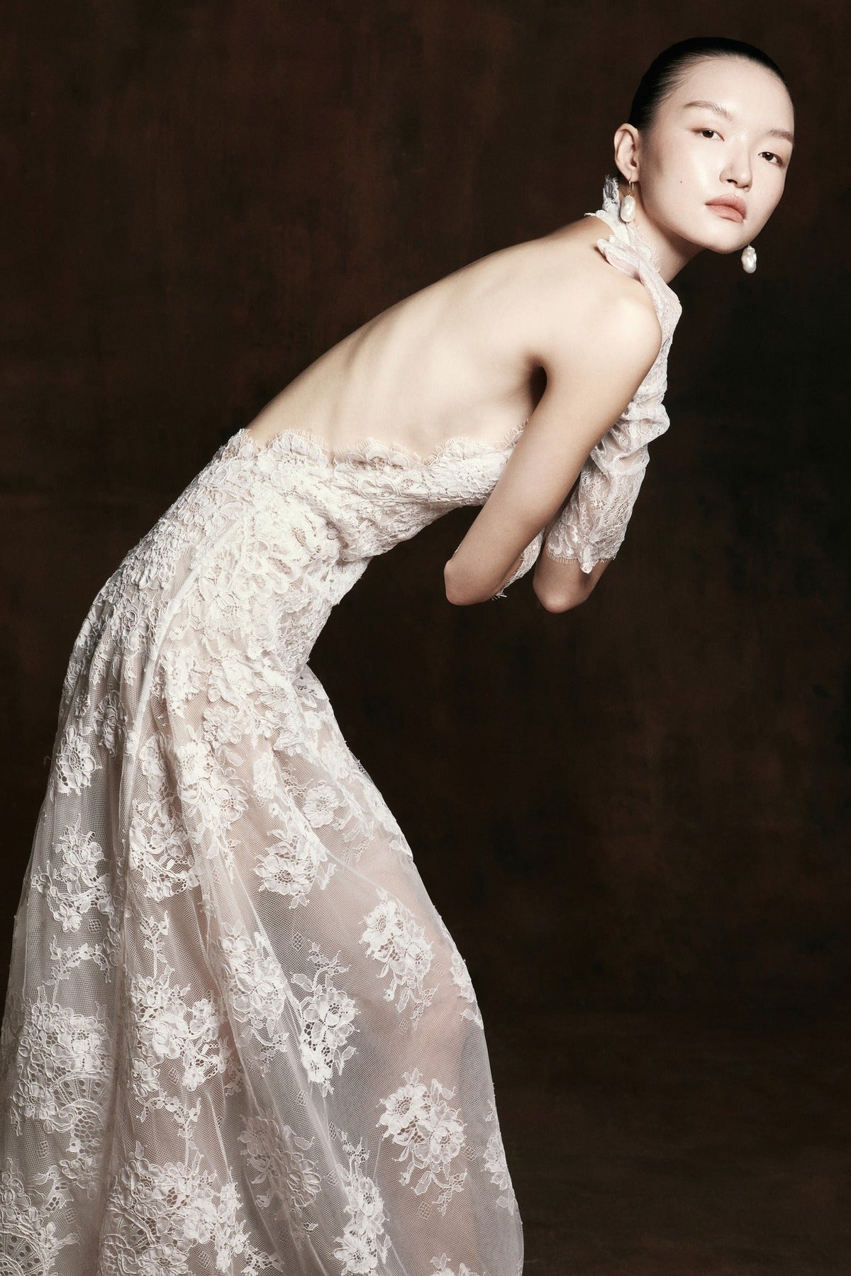 Swan Lace Dress by HUONG Boutique