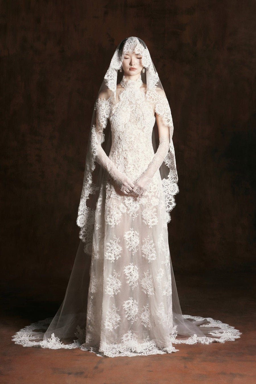 Swan Lace Veil