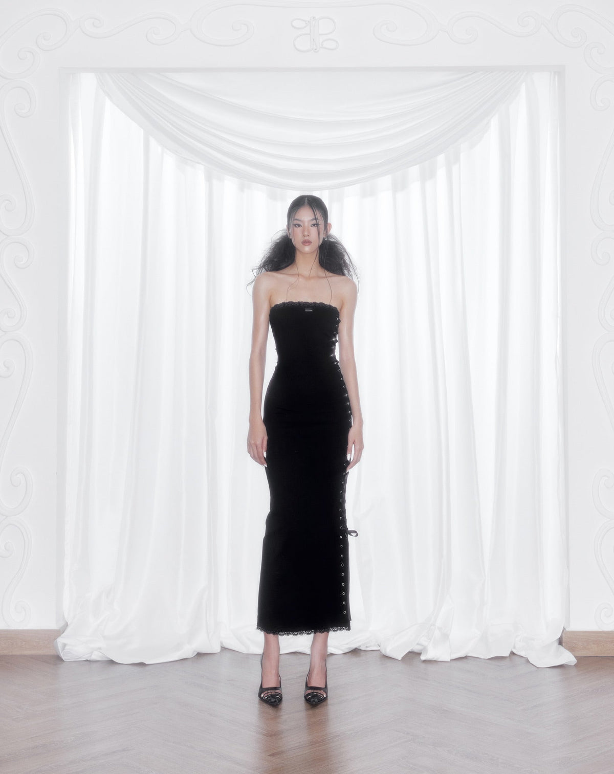 ALYX RIBBON DRESS by Huelleyrose