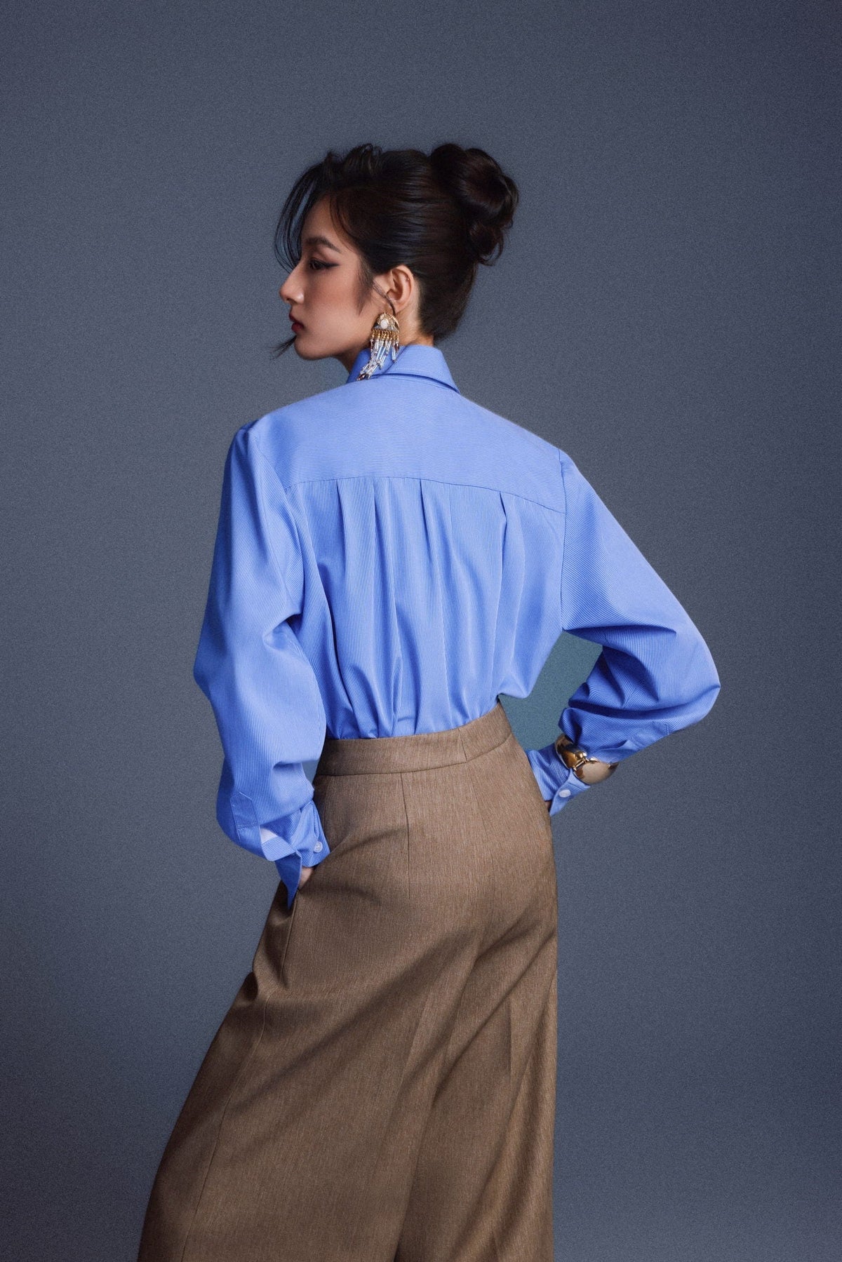 Blue New Thera Shirt by Keira Tong