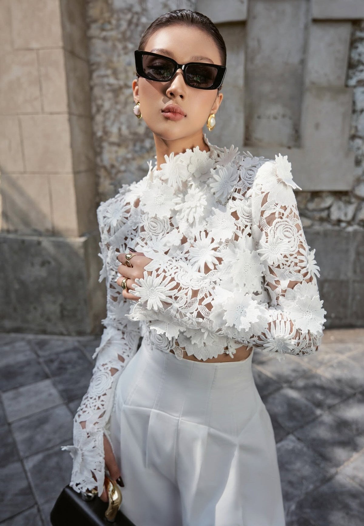 Flora Symphony Top by Keira Tong