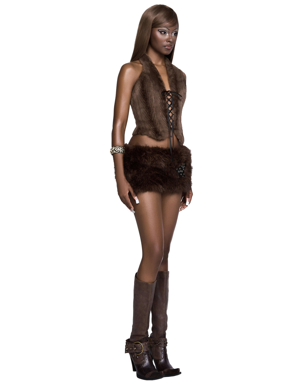 Cinza Top (Brown) by LSOUL