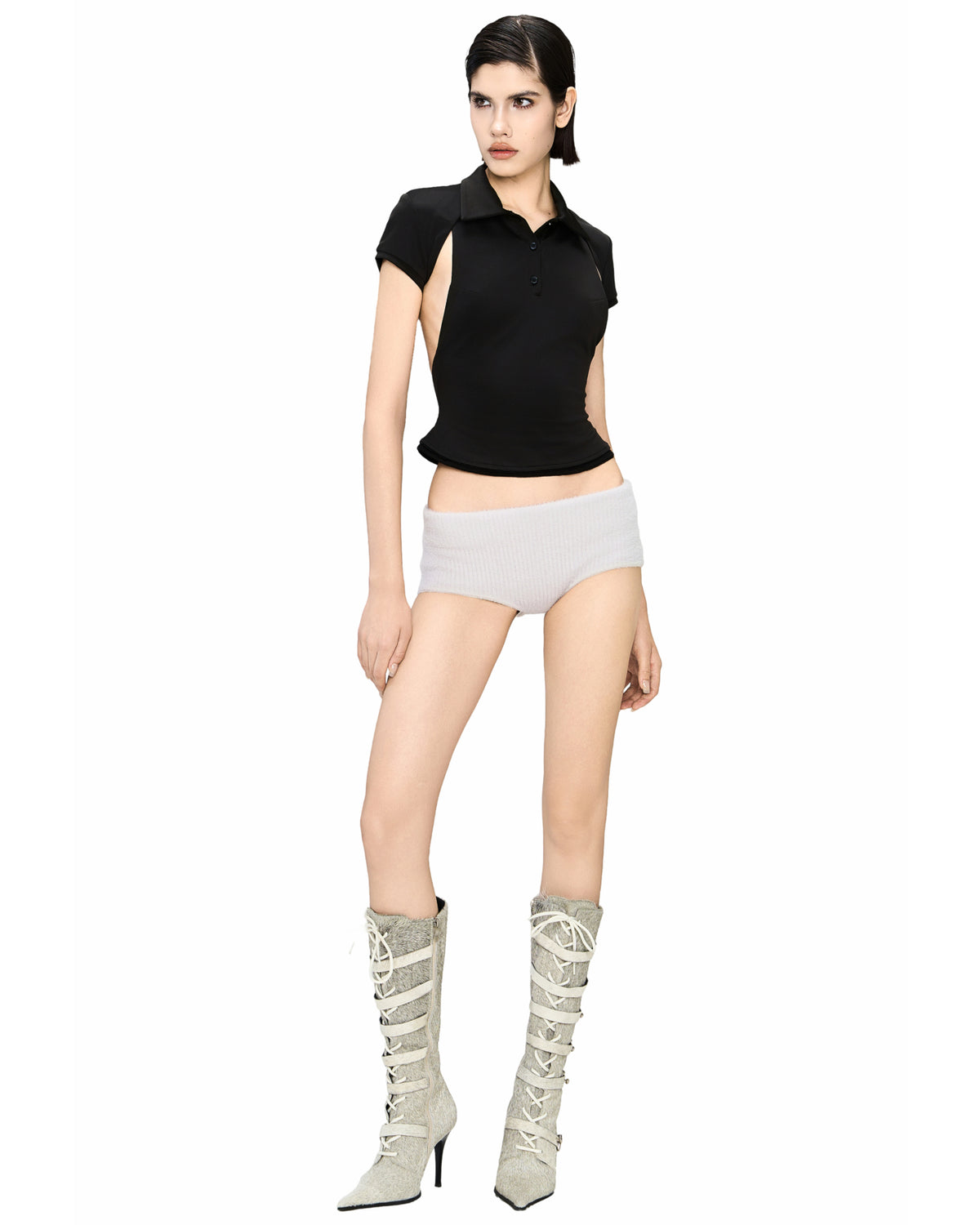 Finch Top (Black) by LSOUL