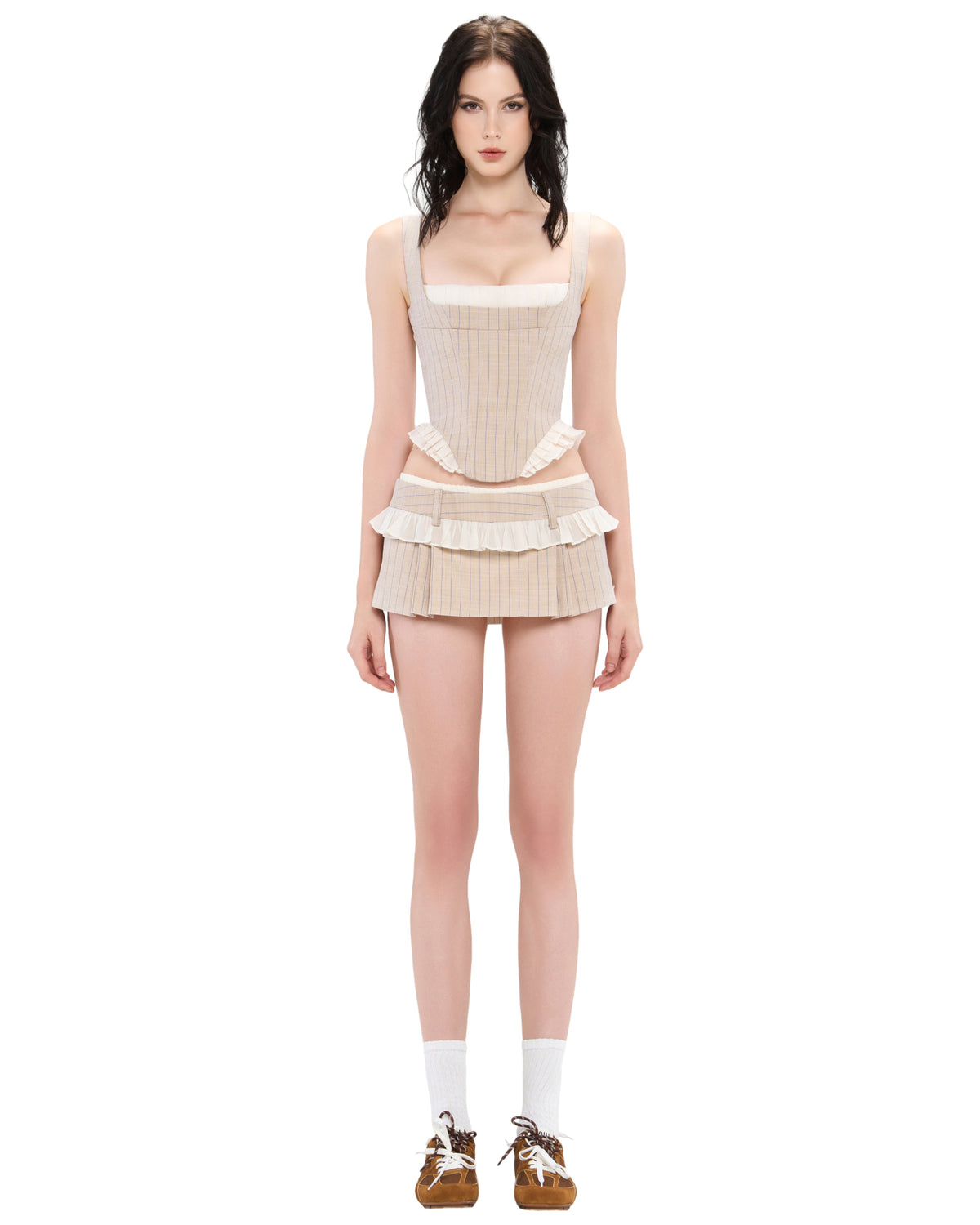 Moni Set (Beige) by LSOUL