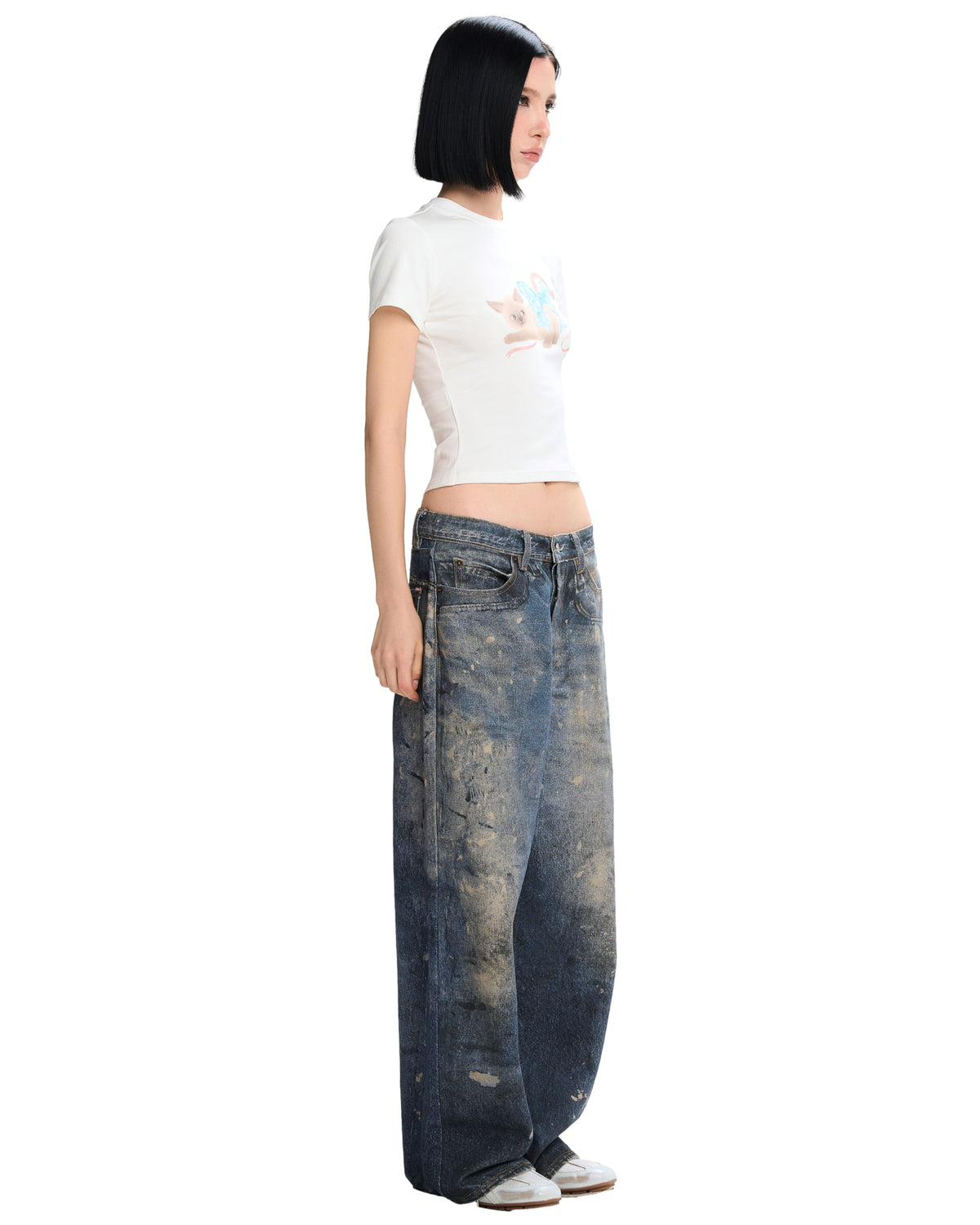 Qiqi Top (White) by LSOUL