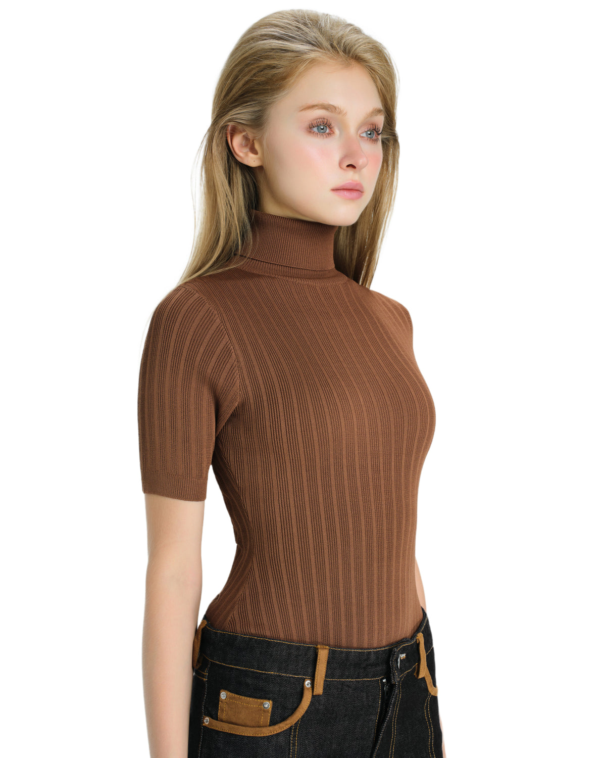 Ain Bodysuit (Brown) by LSOUL