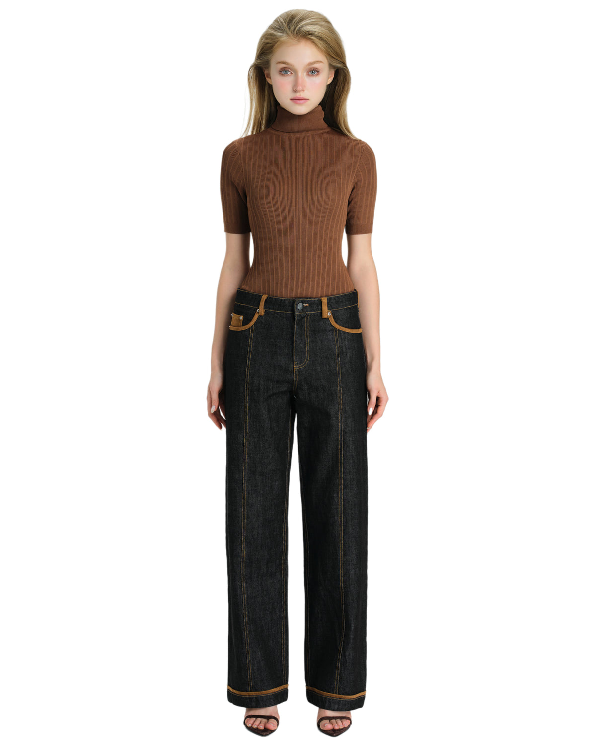 Ain Bodysuit (Brown) by LSOUL