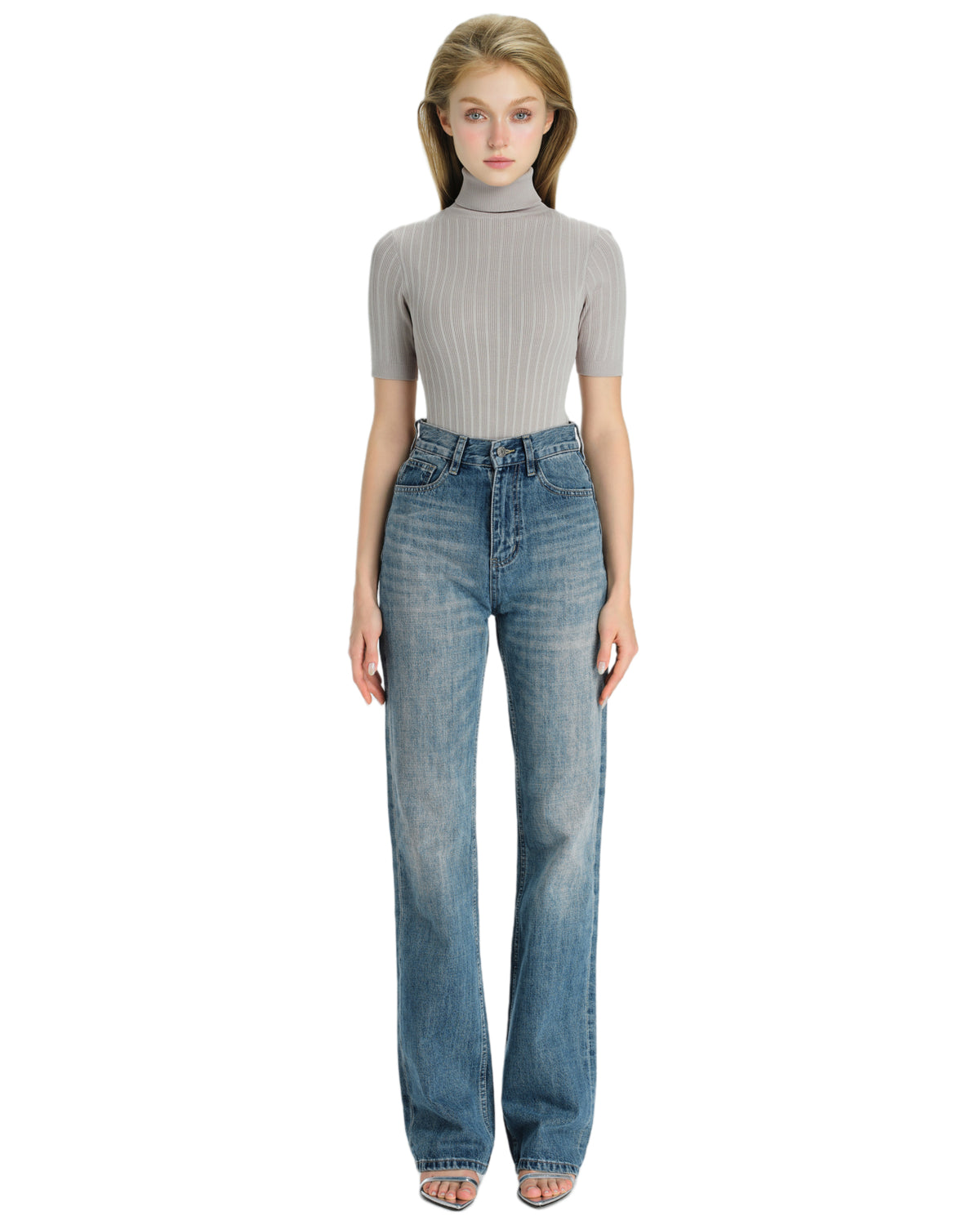Ain Bodysuit (Grey) by LSOUL