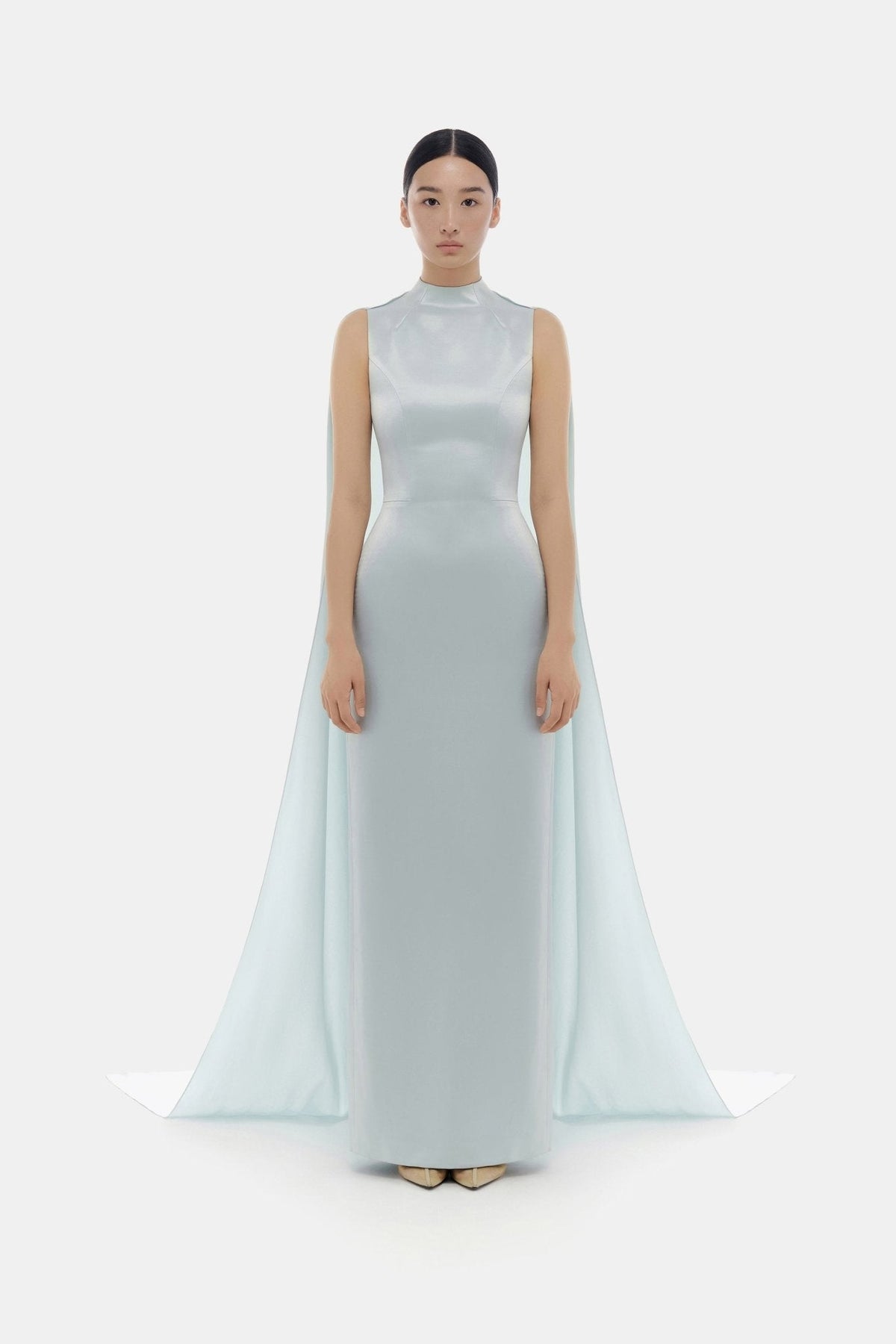 Baby Blue Cape Dress by Montsand