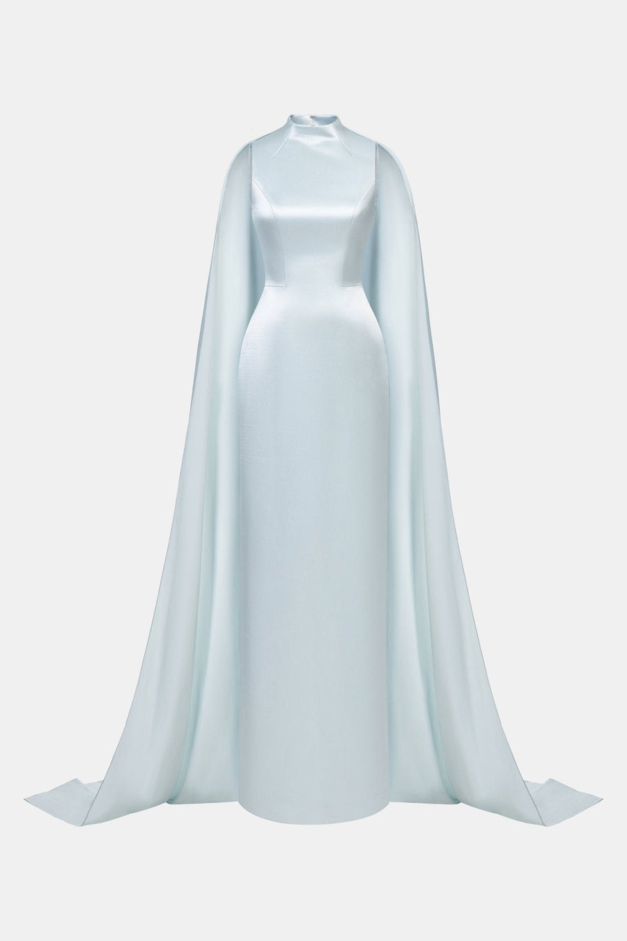 Baby Blue Cape Dress