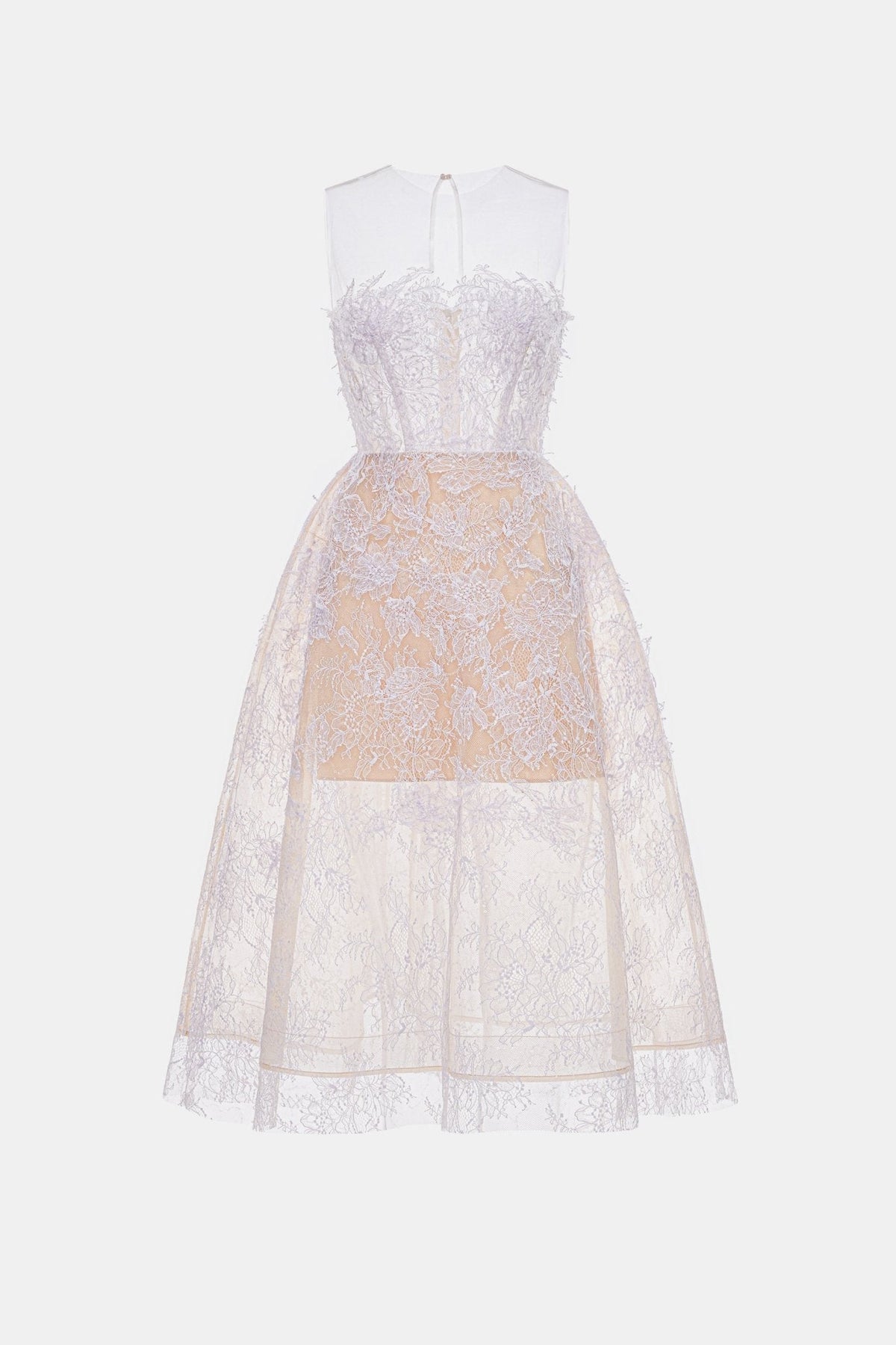 Baby Violet Beaded Lace Dress by Montsand