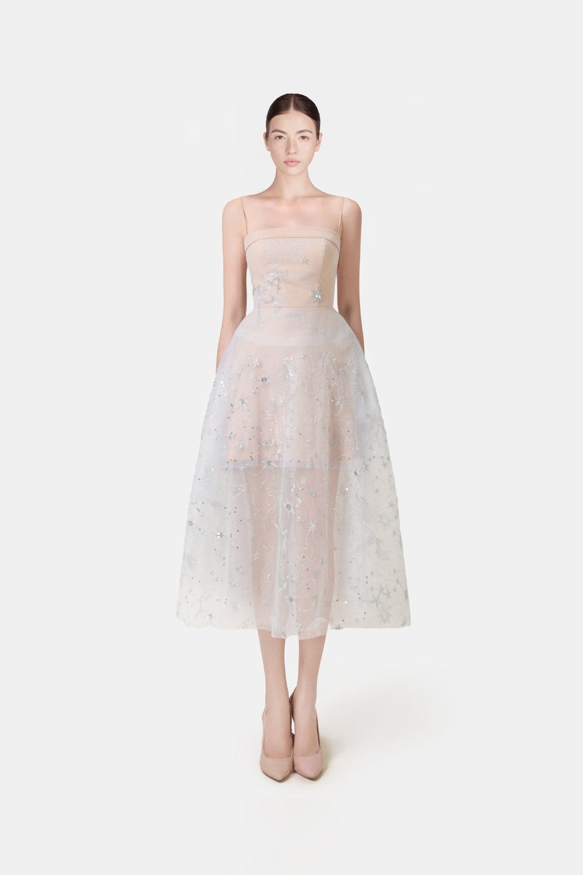 Beaded Embroidered Dress by Montsand