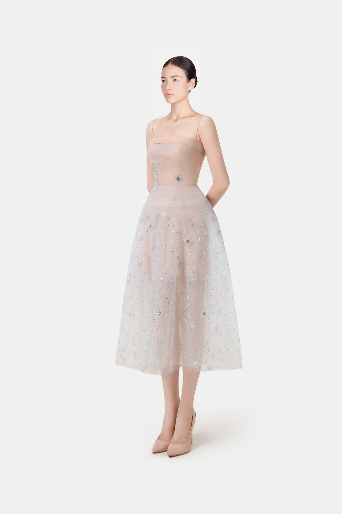 Beaded Embroidered Dress by Montsand