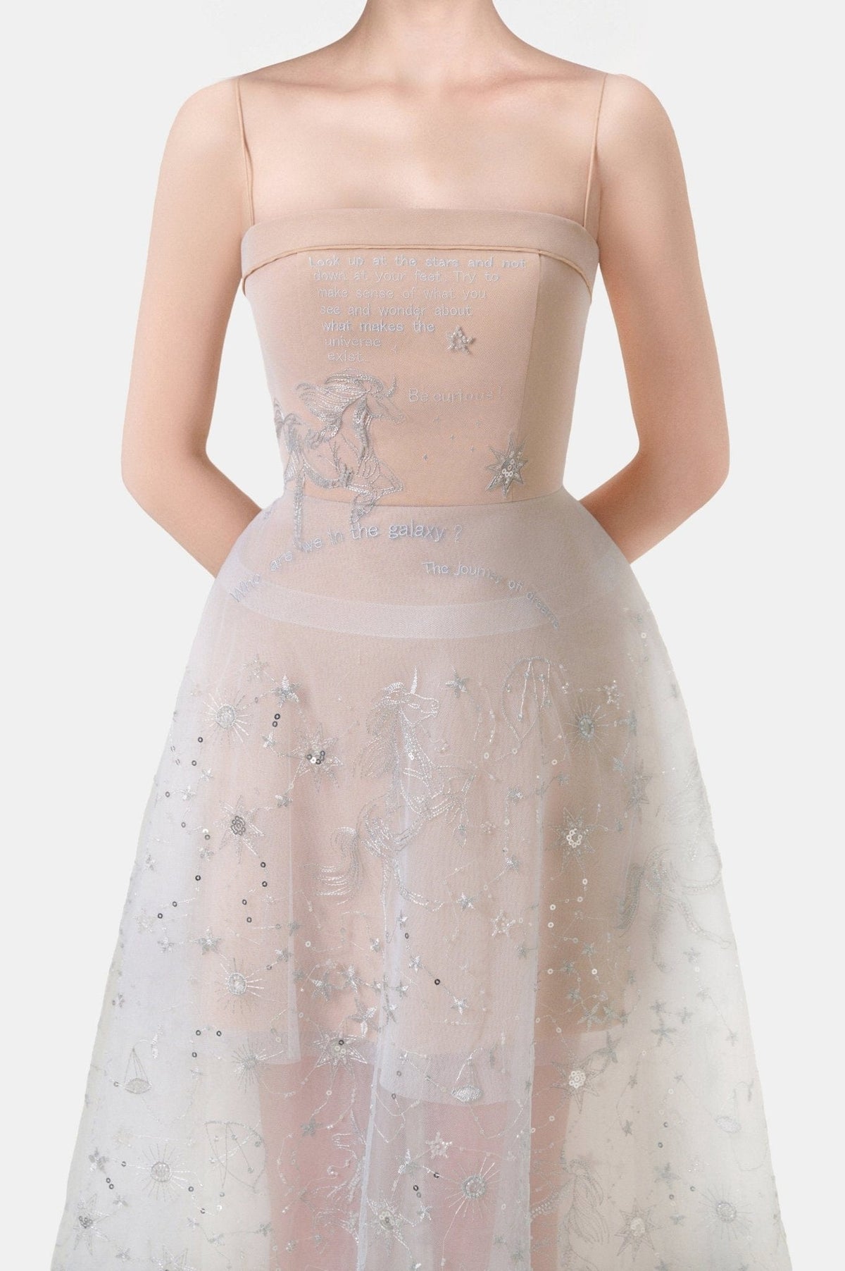 Beaded Embroidered Dress by Montsand