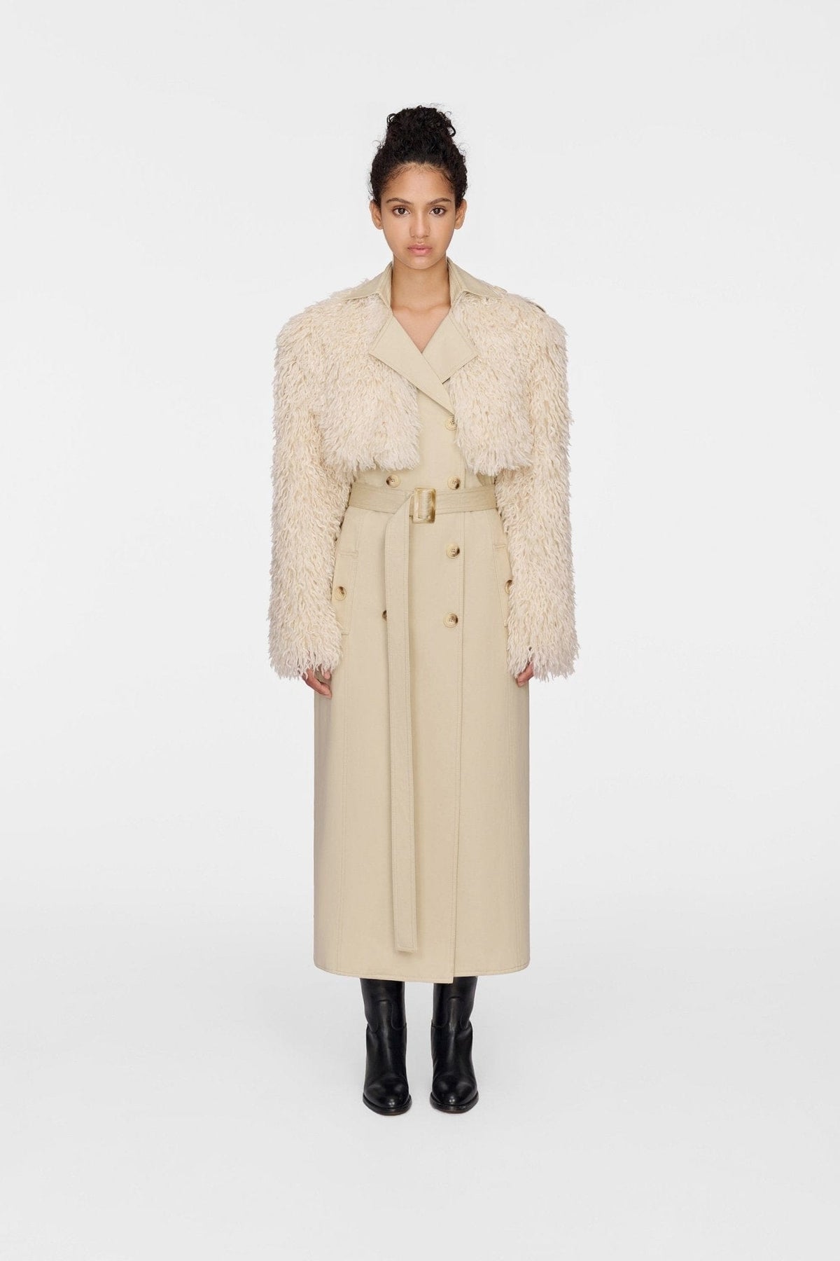 Beige Blair Jacket by Montsand