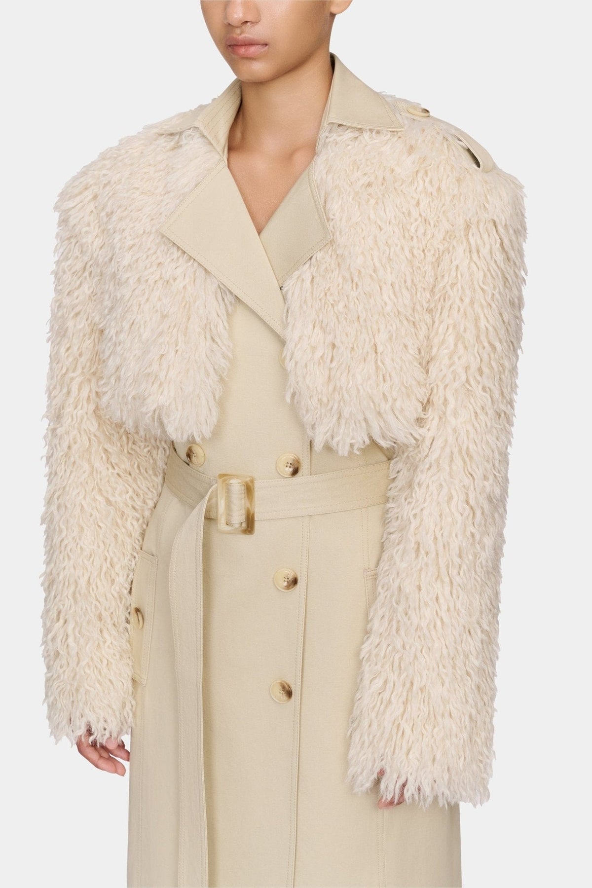 Beige Blair Jacket by Montsand