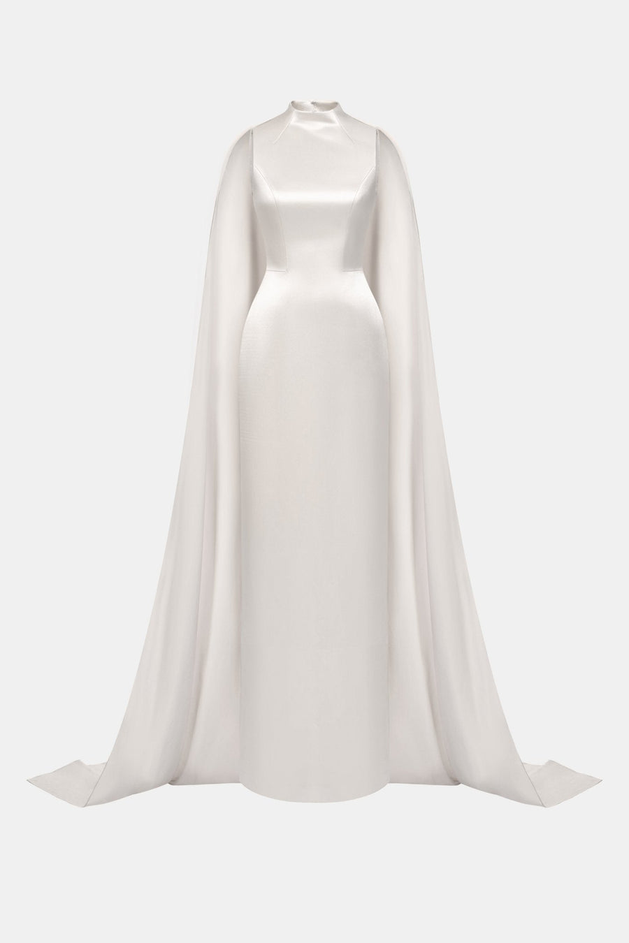Beige Cape Dress