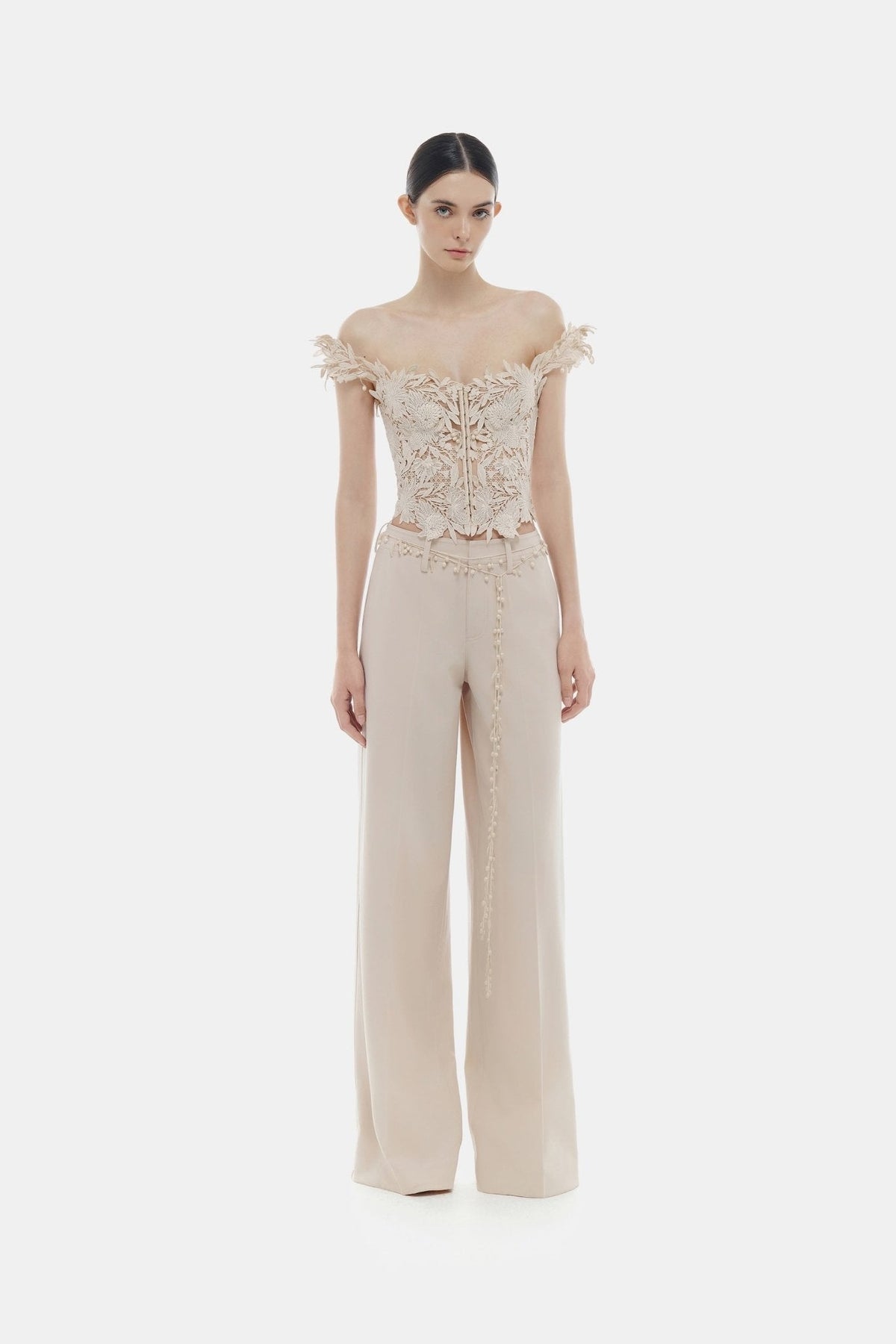 Beige Trousers by Montsand