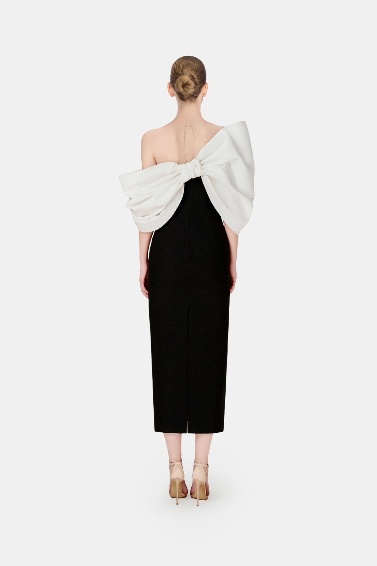 Black Big Bow Dress by Montsand