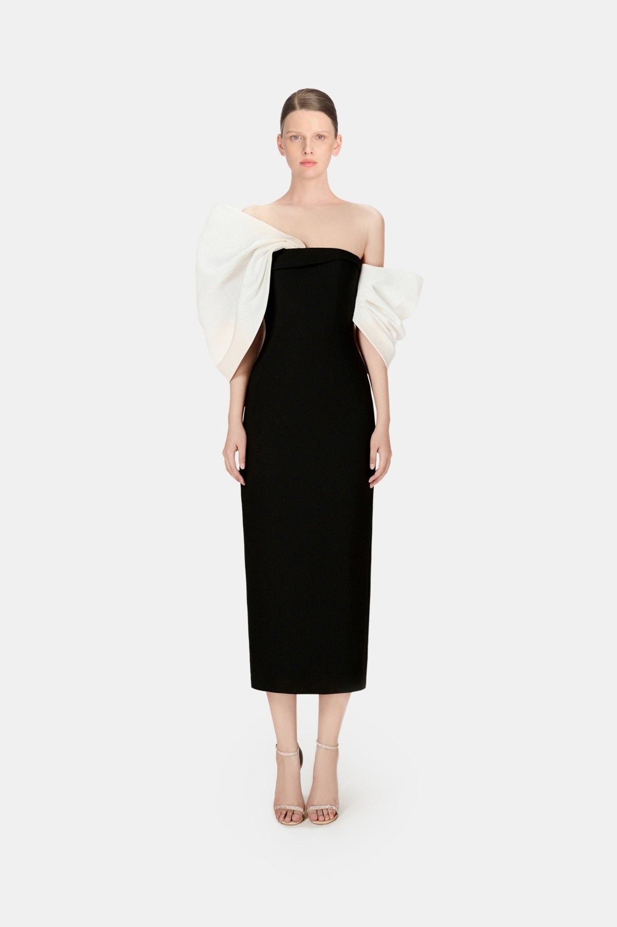 Black Big Bow Dress by Montsand