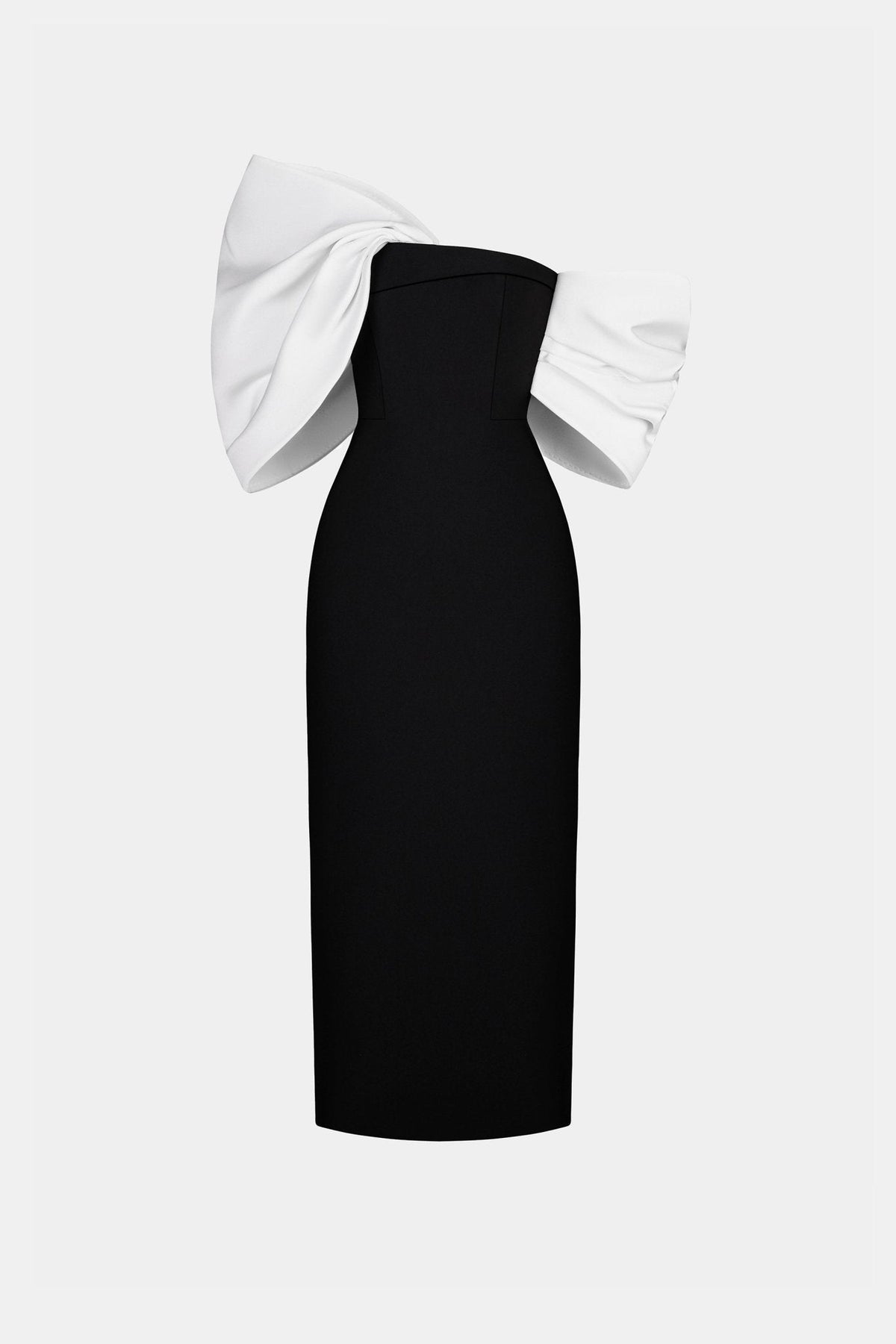 Black Big Bow Dress by Montsand