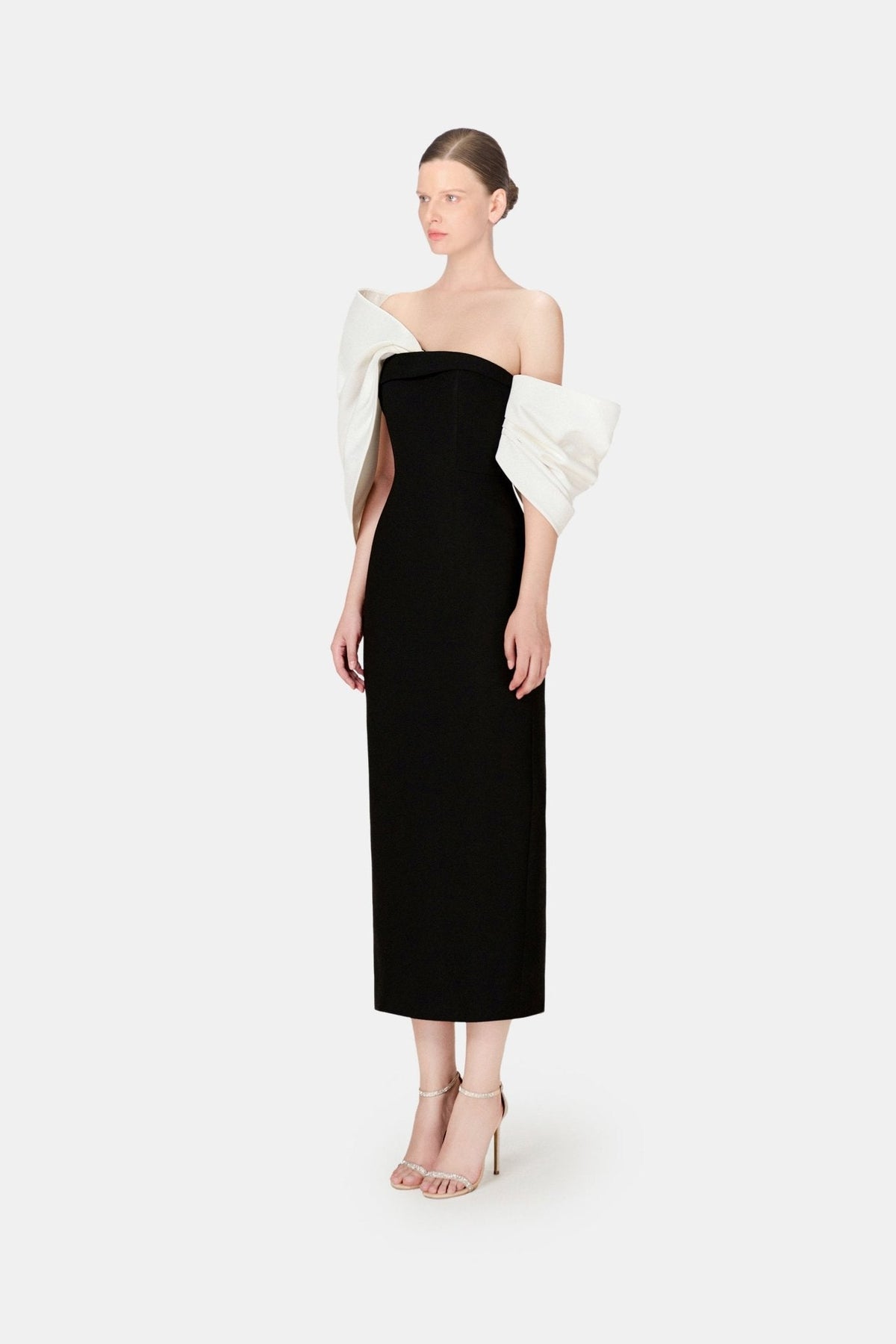 Black Big Bow Dress by Montsand