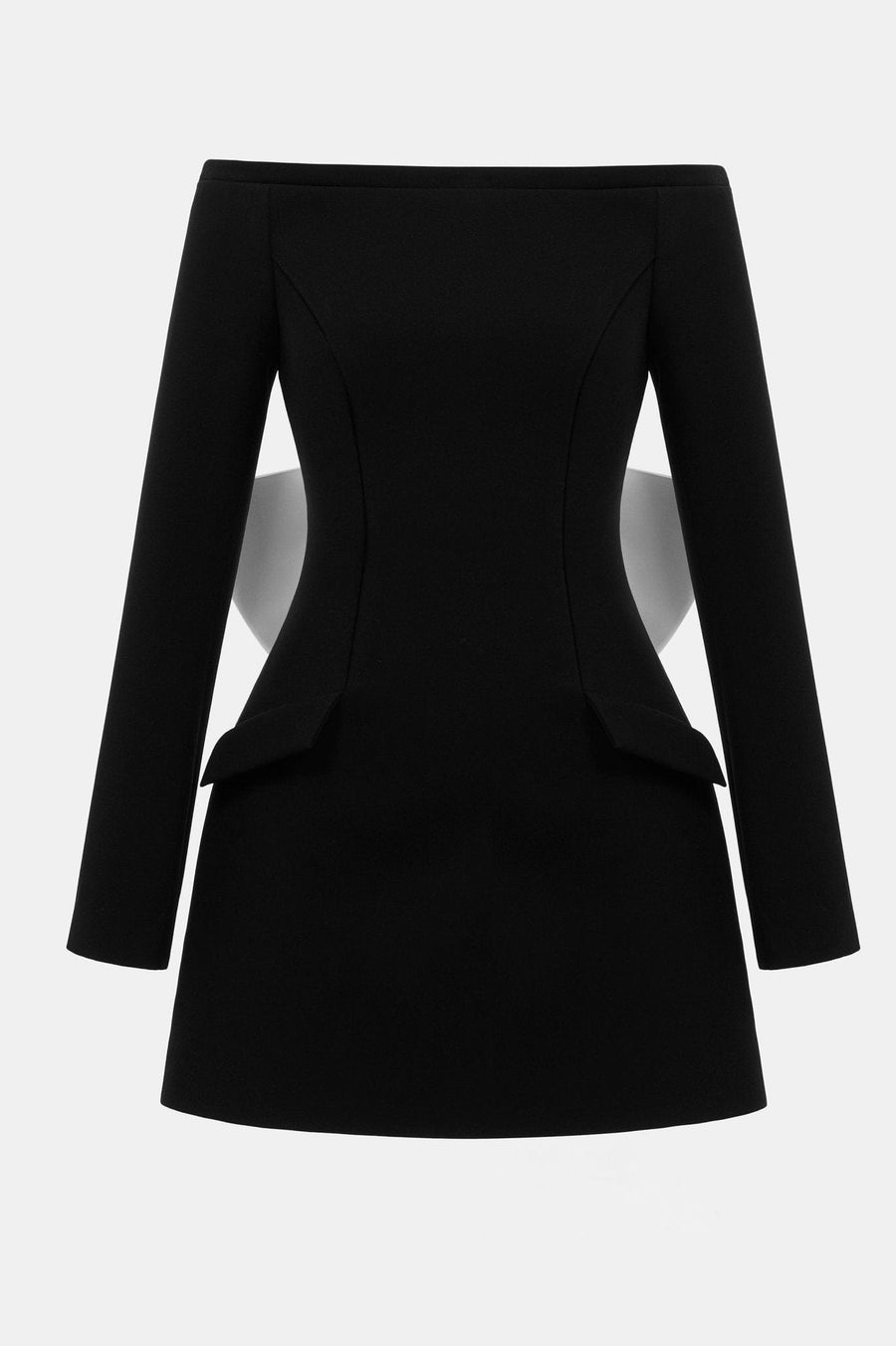 Black Bow Mini Dress