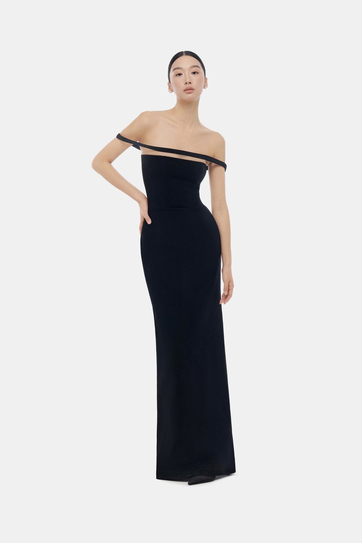 Black Orbit Maxi Dress by Montsand