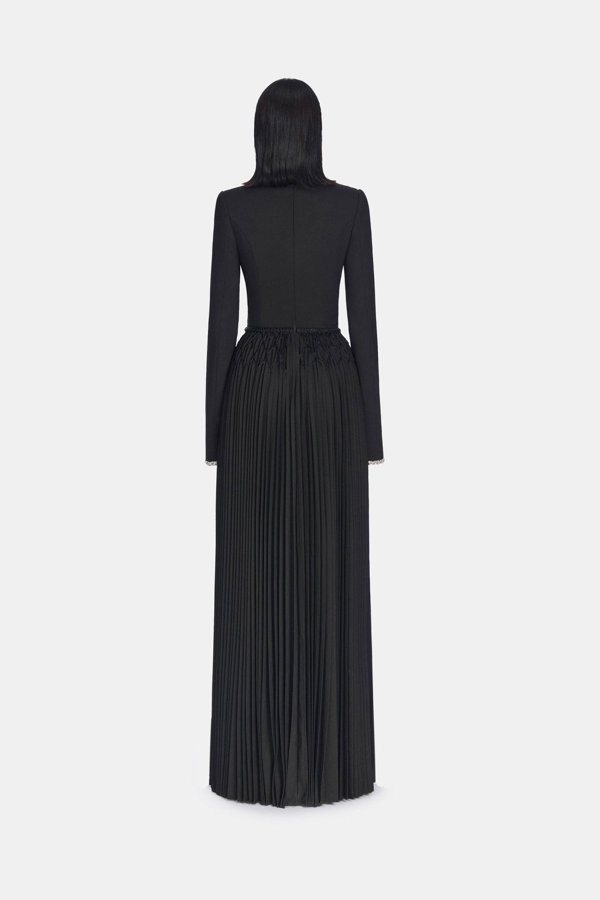 Black Smocked Dress by Montsand