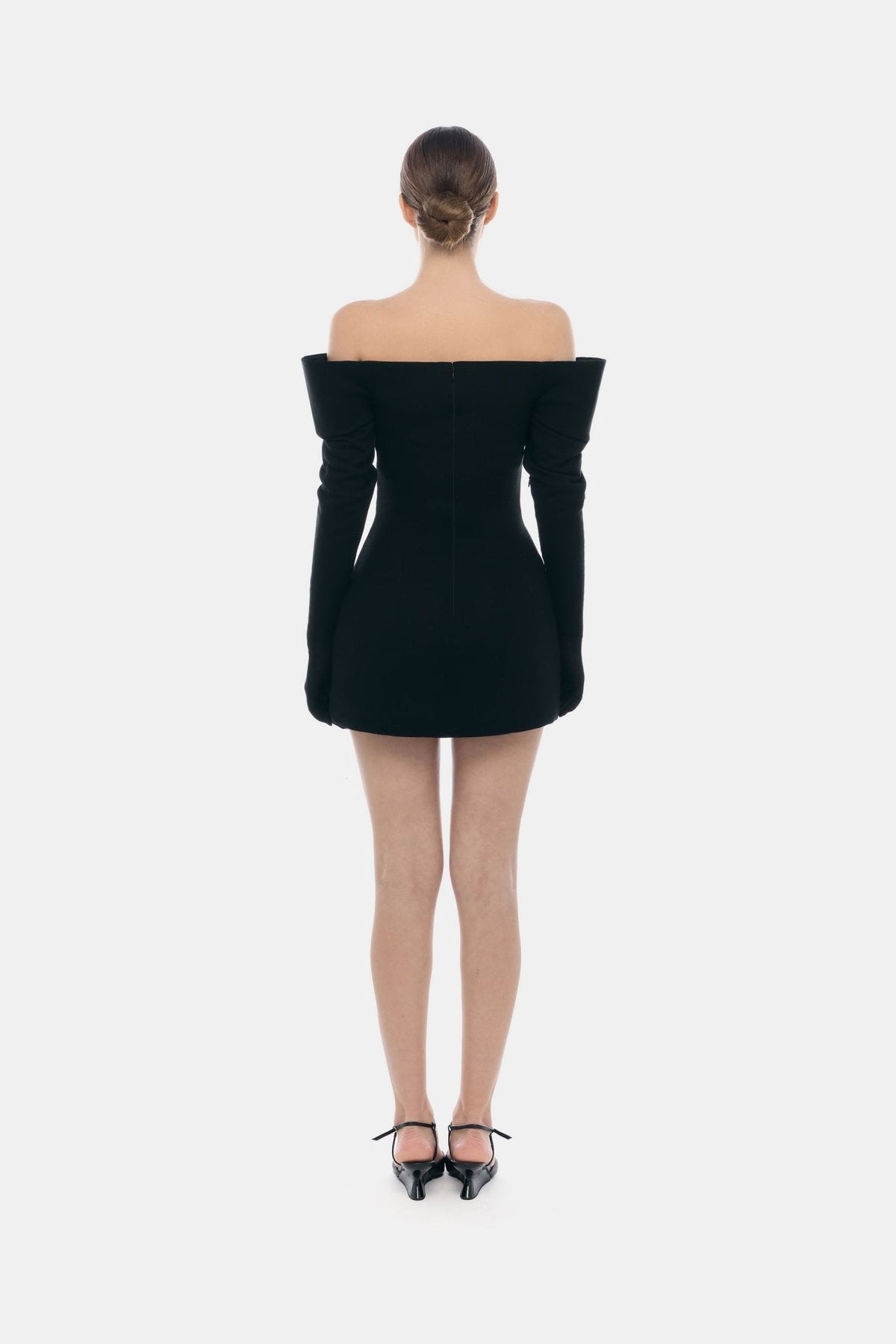 Black Studded Mini Dress by Montsand