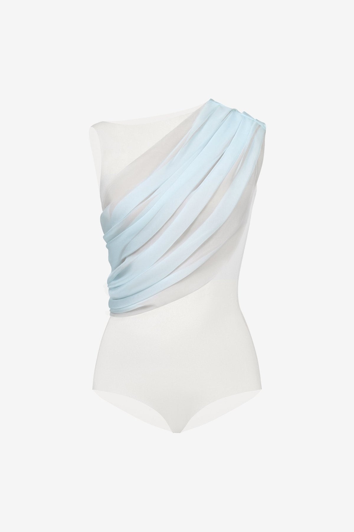 Blue Draped Top by Montsand