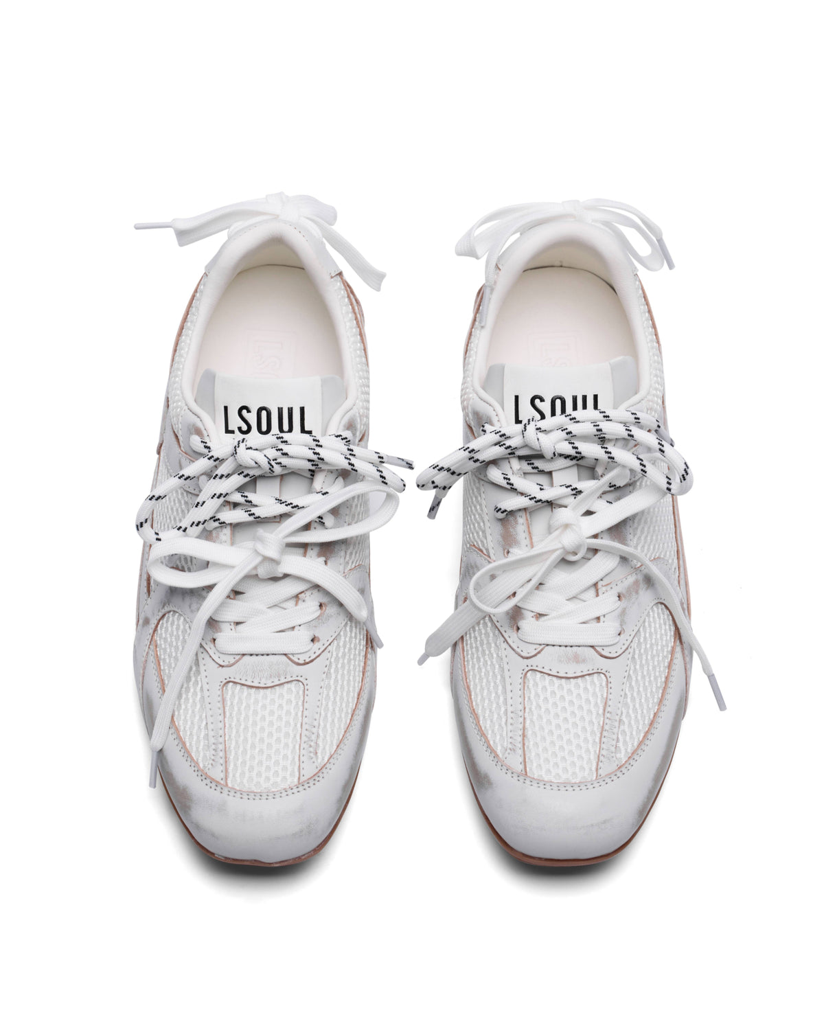 Bow Sneakers (Silver) by LSOUL