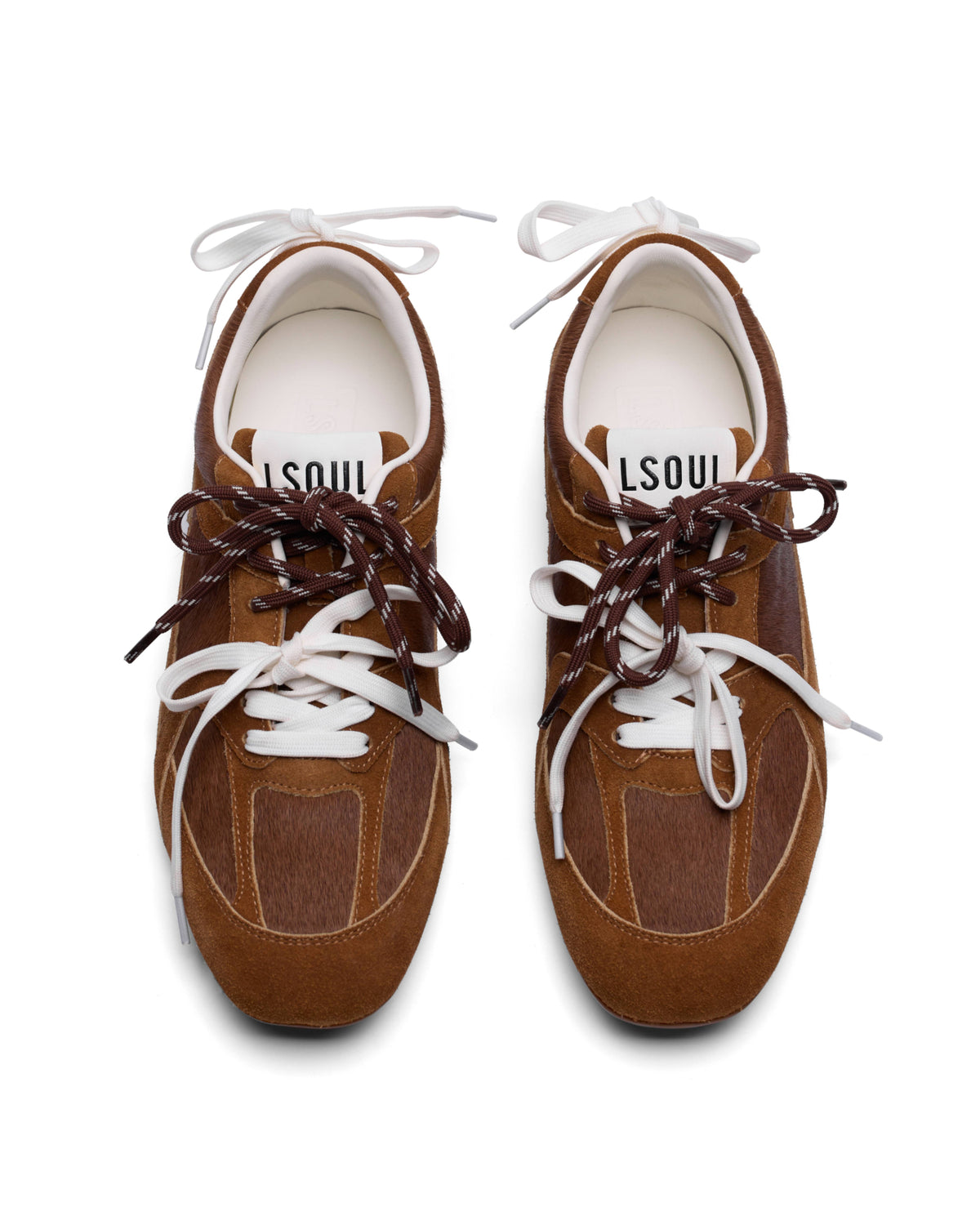 Bow Sneakers (Brown) by LSOUL