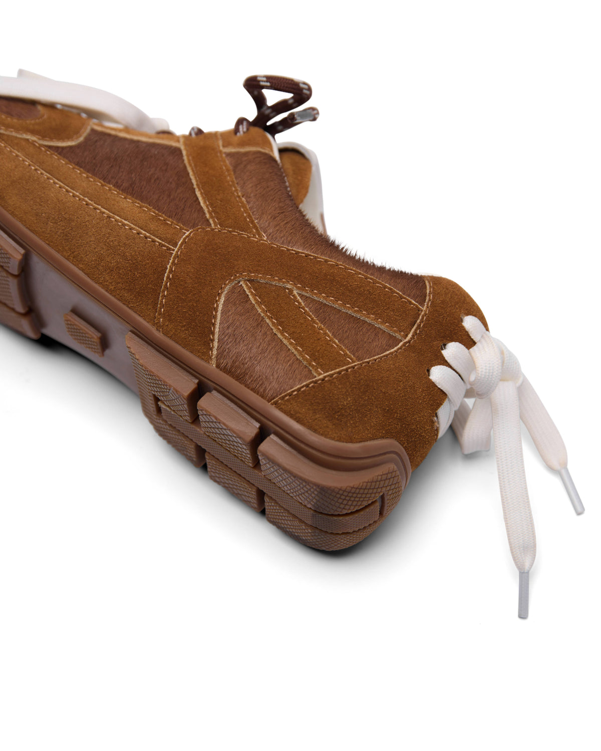 Bow Sneakers (Brown) by LSOUL