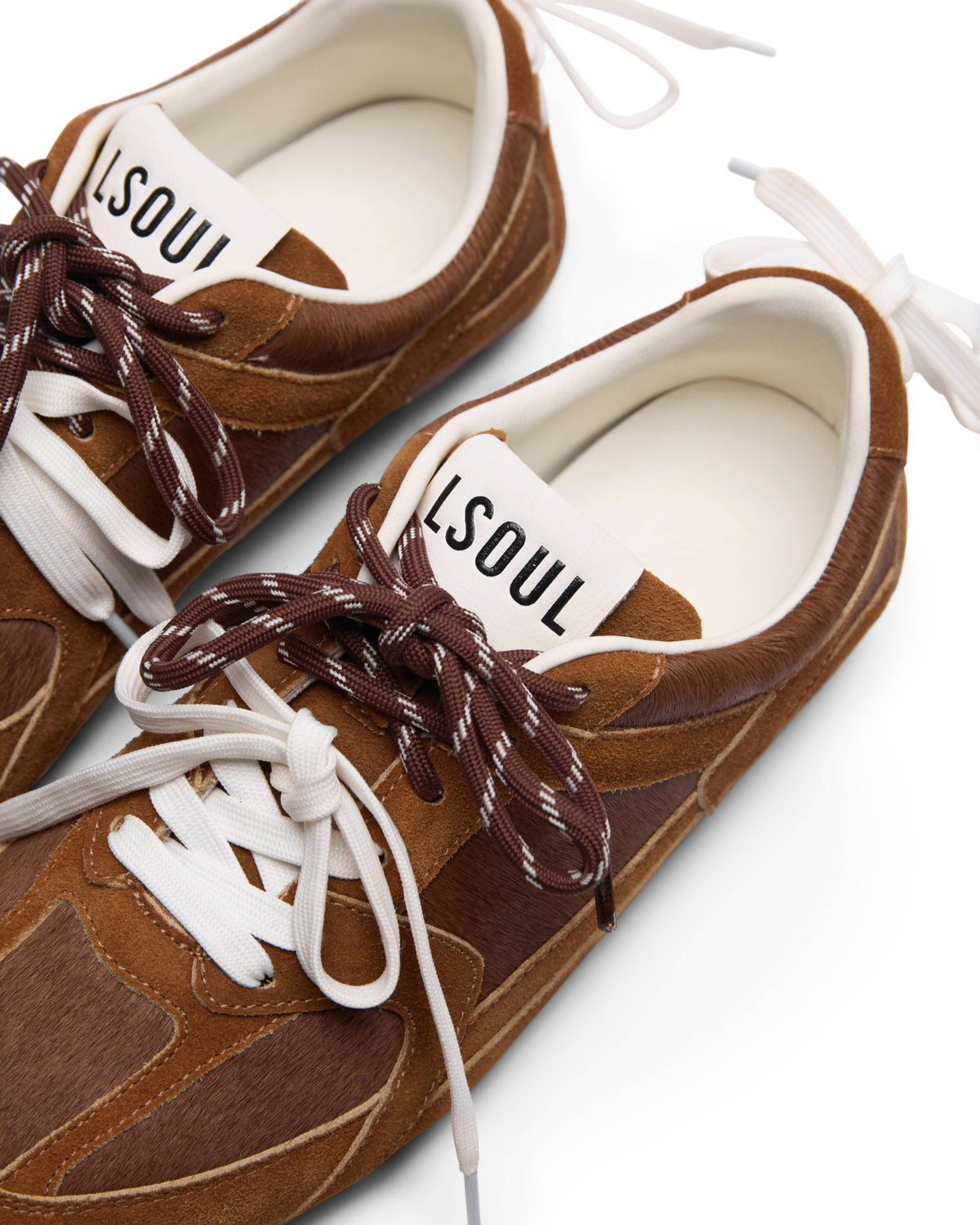 Bow Sneakers (Brown) by LSOUL