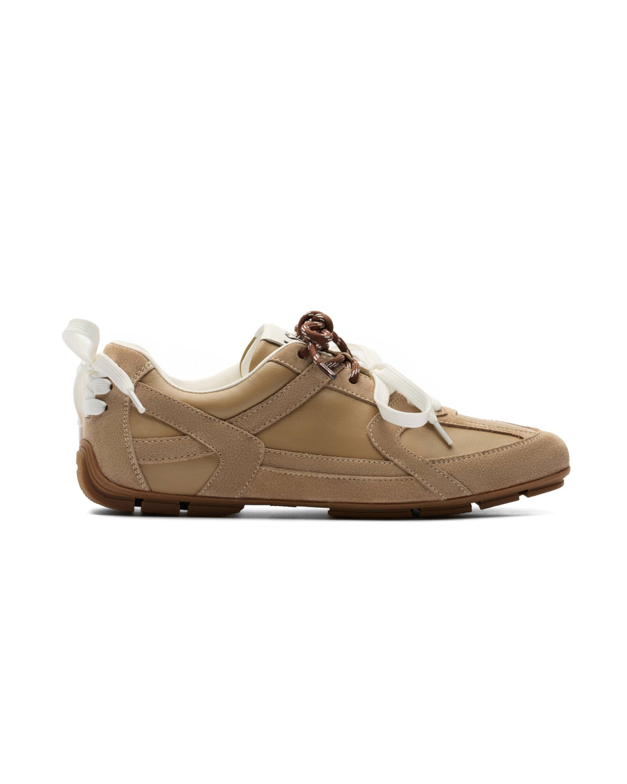 Bow Sneakers (Taupe)