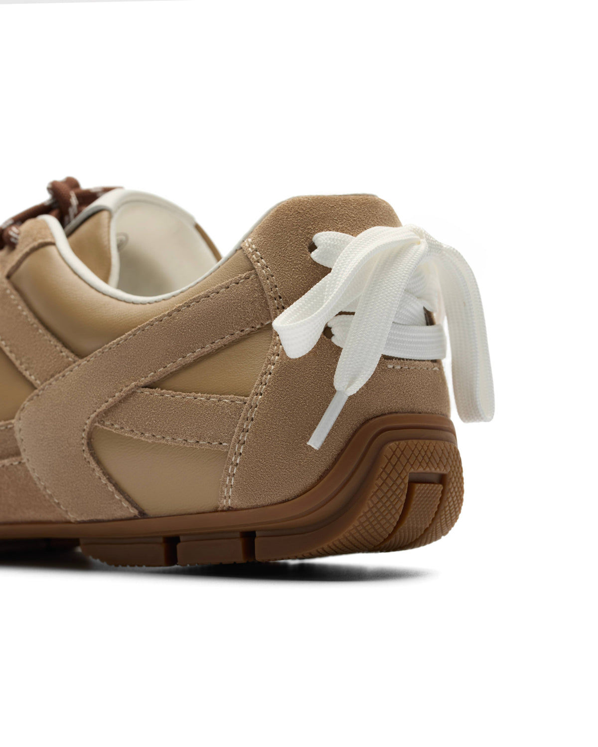 Bow Sneakers (Taupe) by LSOUL