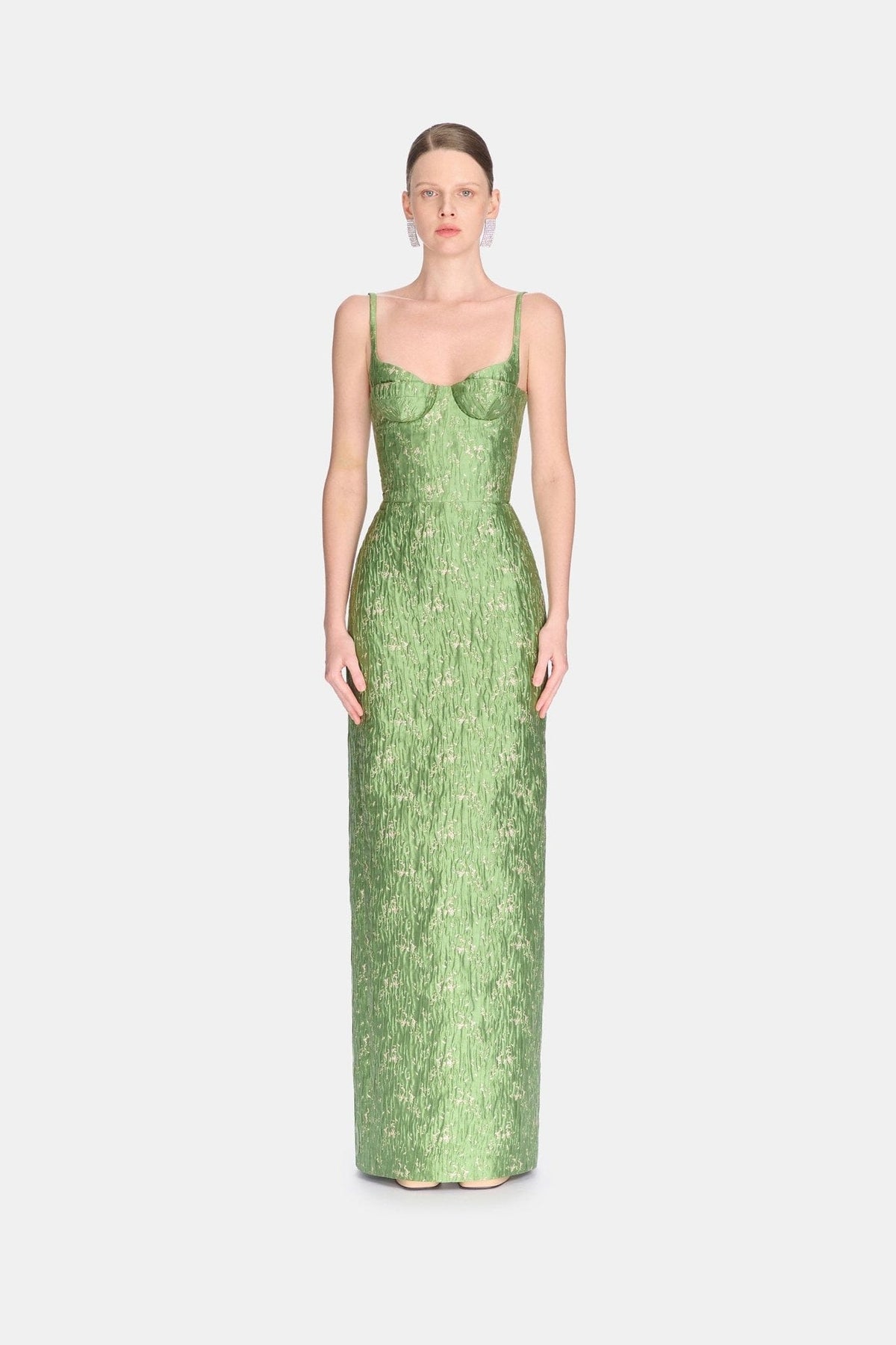 Brocade Bamboo Maxi Dress by Montsand