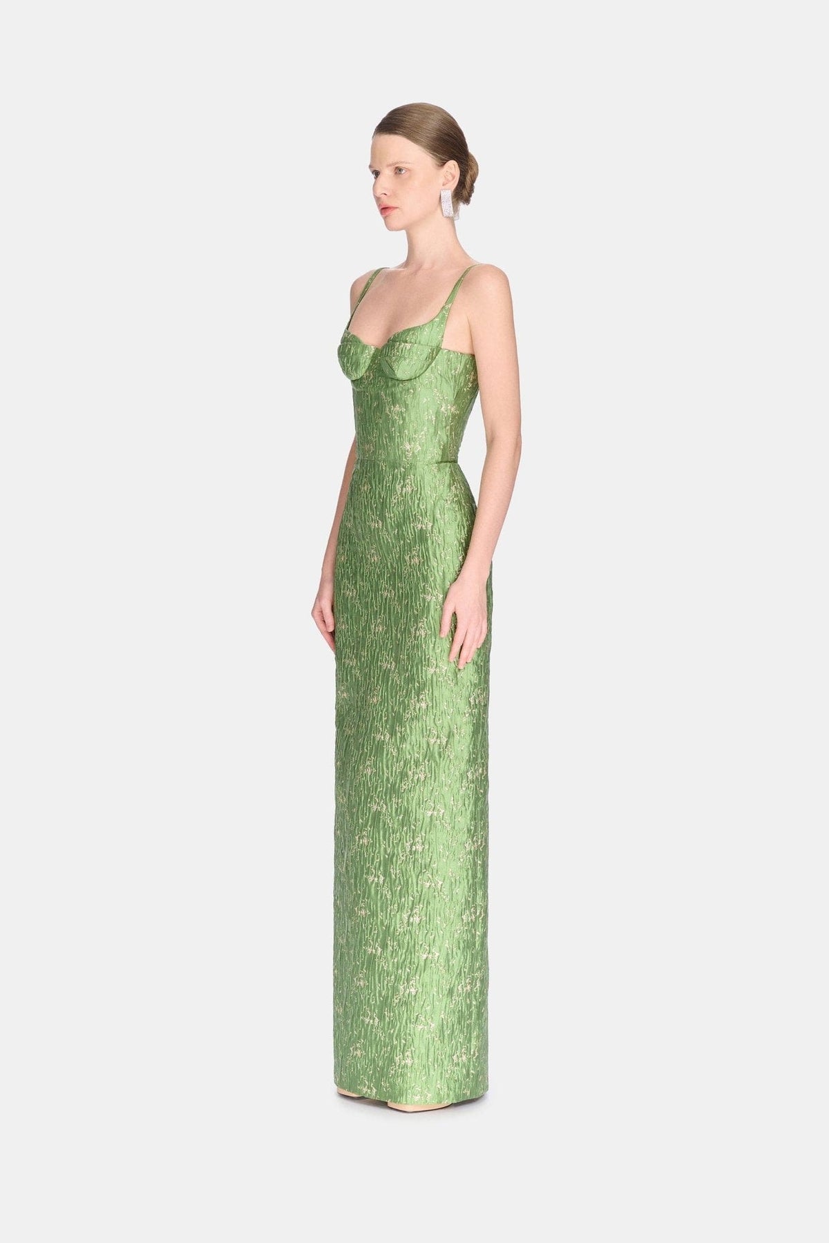Brocade Bamboo Maxi Dress by Montsand