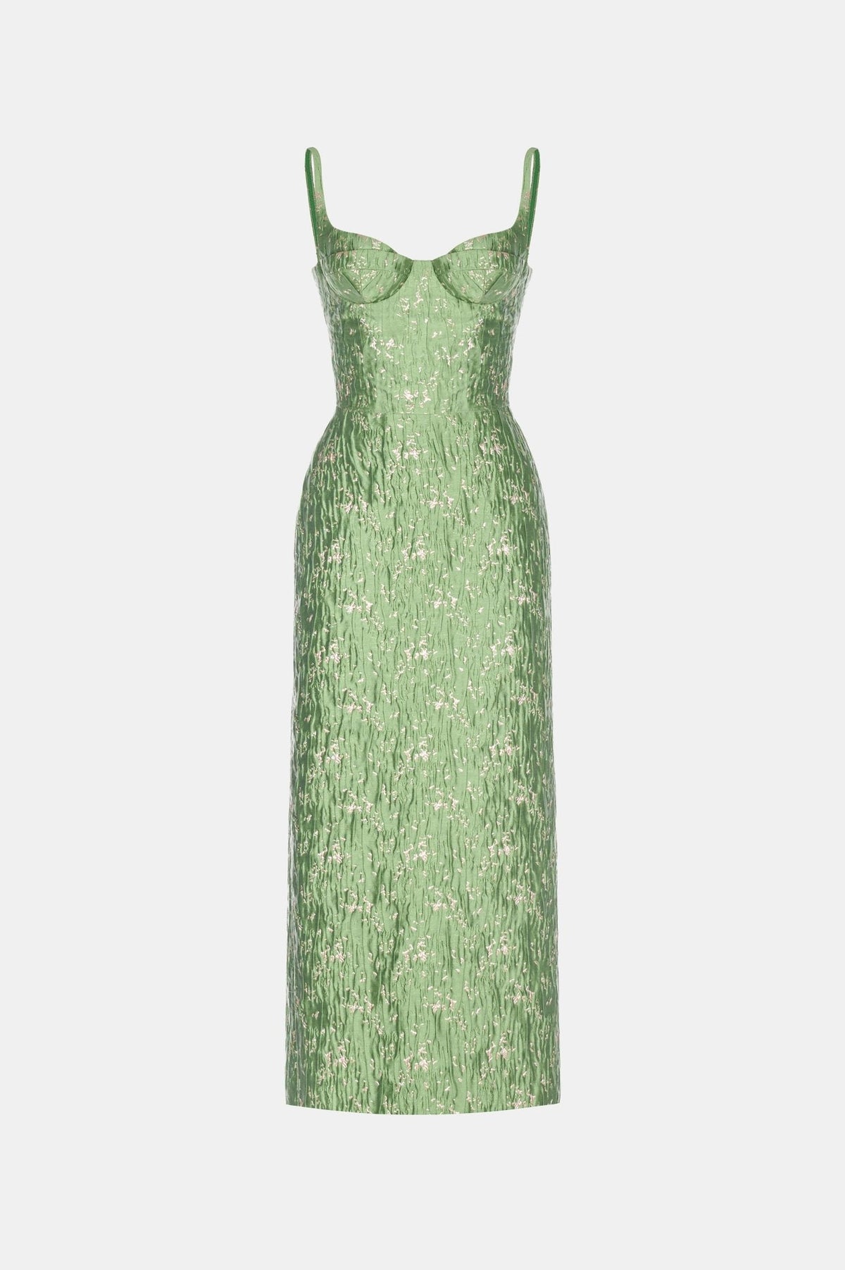 Brocade Bamboo Midi Dress by Montsand