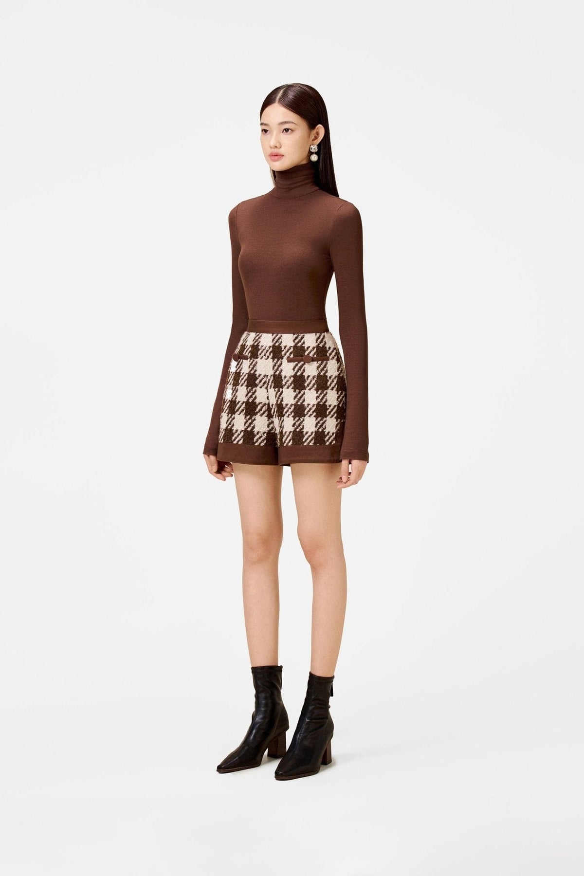Brown Jersey Bodysuit by Montsand