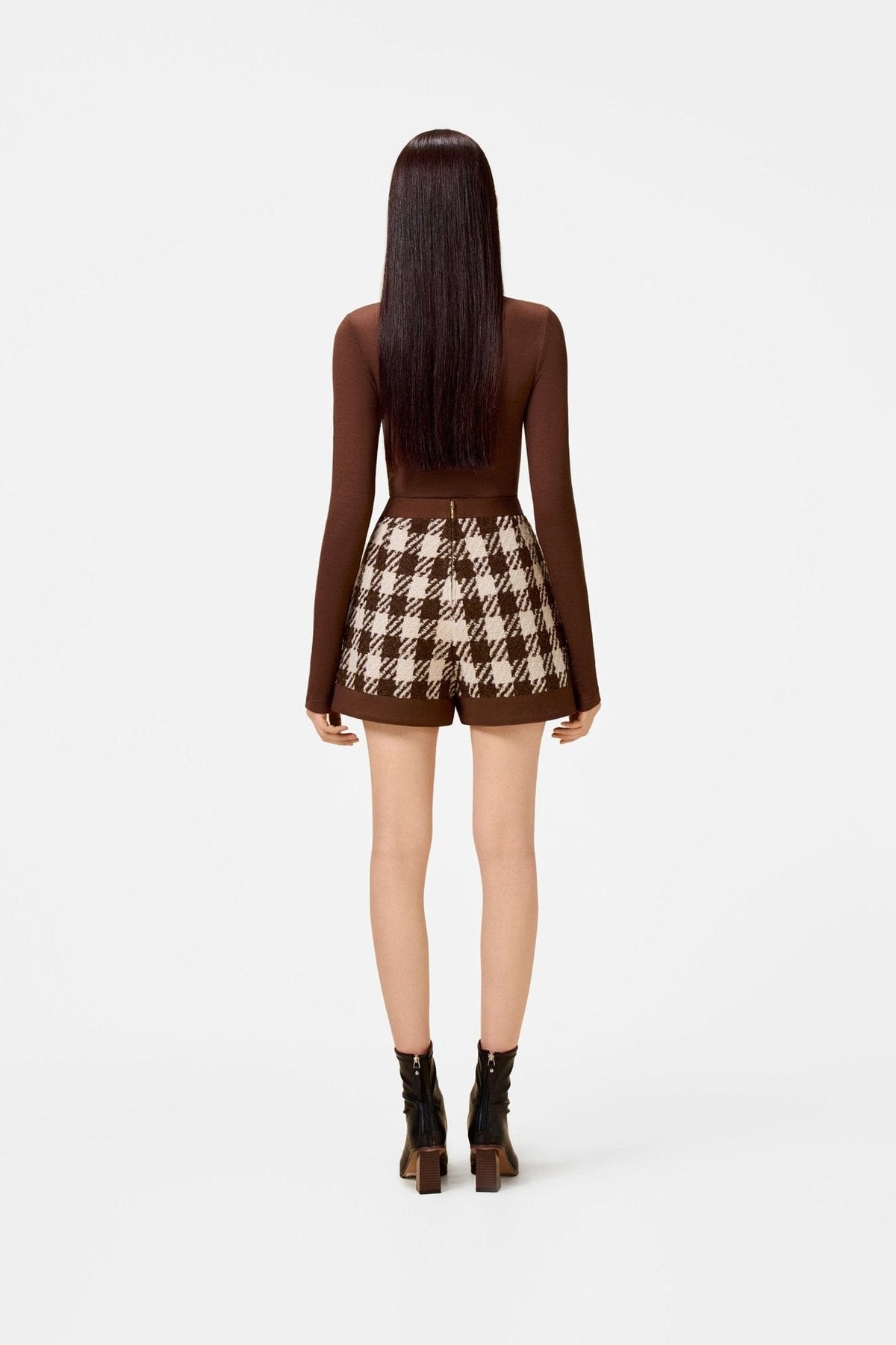 Brown Jersey Bodysuit by Montsand