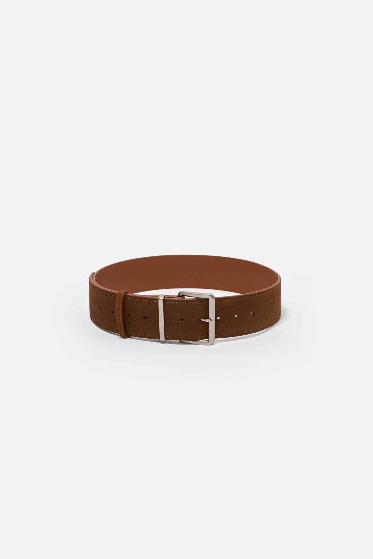 Brown Leather Belt by Montsand