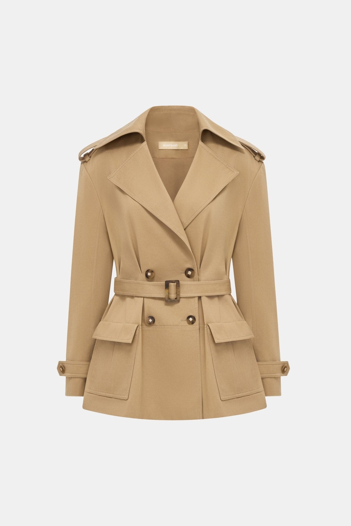 Camel Trench Dress by Montsand