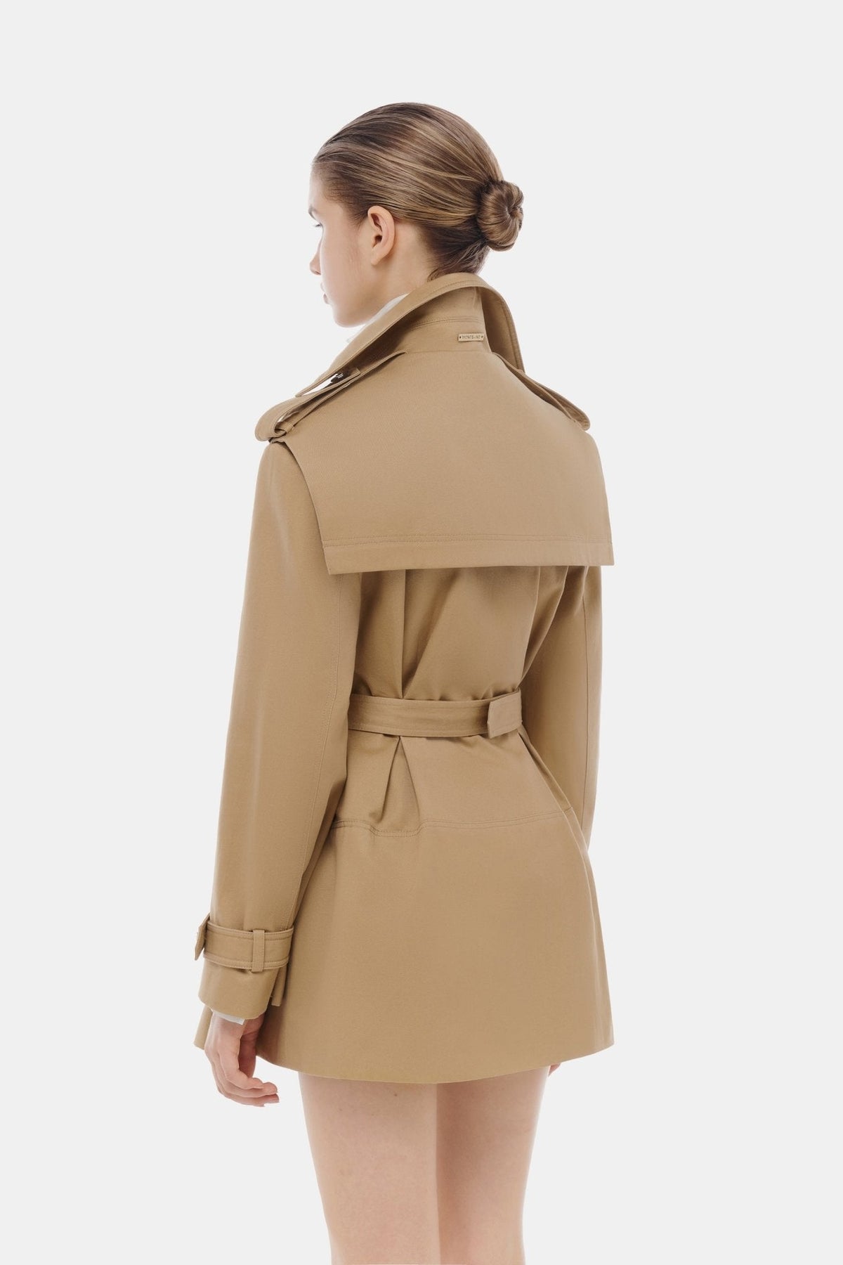 Camel Trench Dress by Montsand
