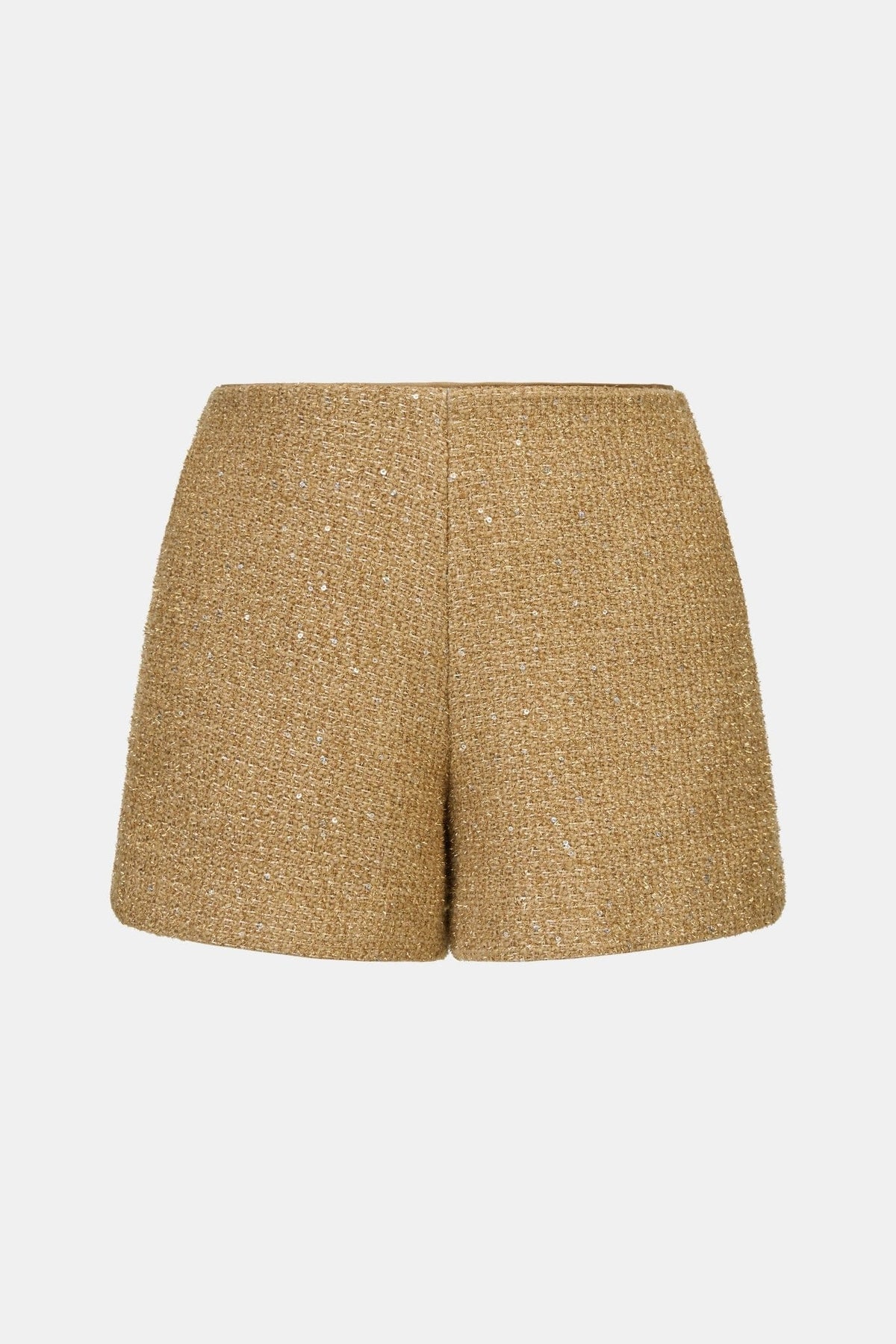 Camel Tweed Shorts by Montsand