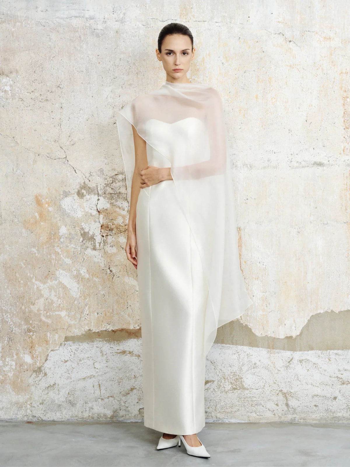 Camille Strapless Taffeta Maxi by COCOSIN